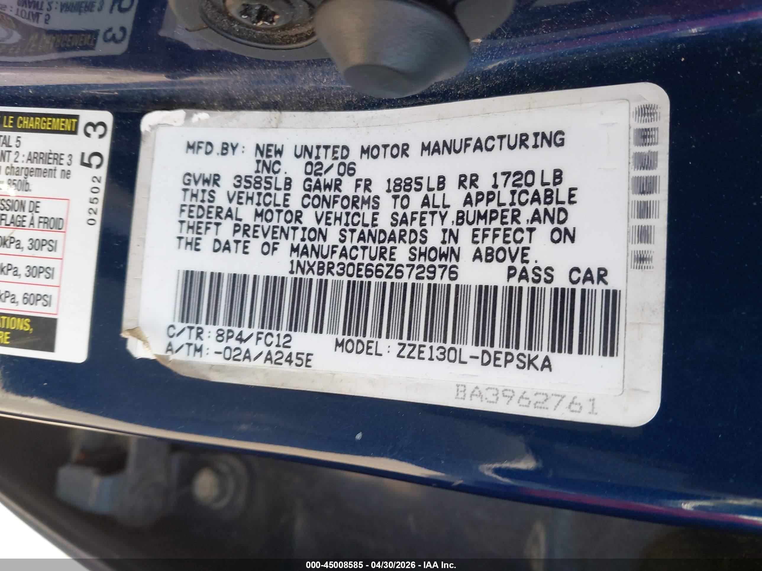 TOYOTA COROLLA image 9