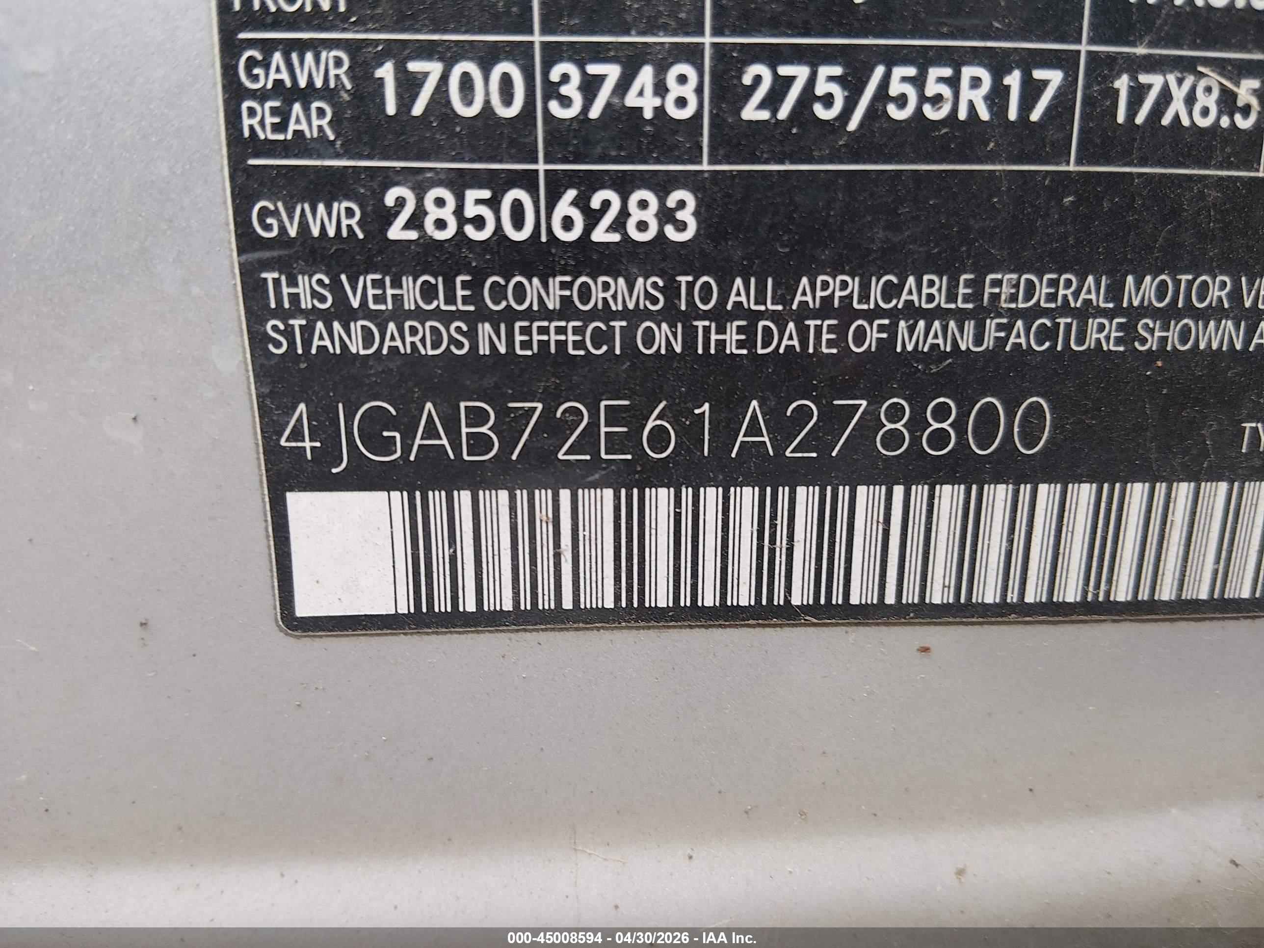 MERCEDES-BENZ ML image 9