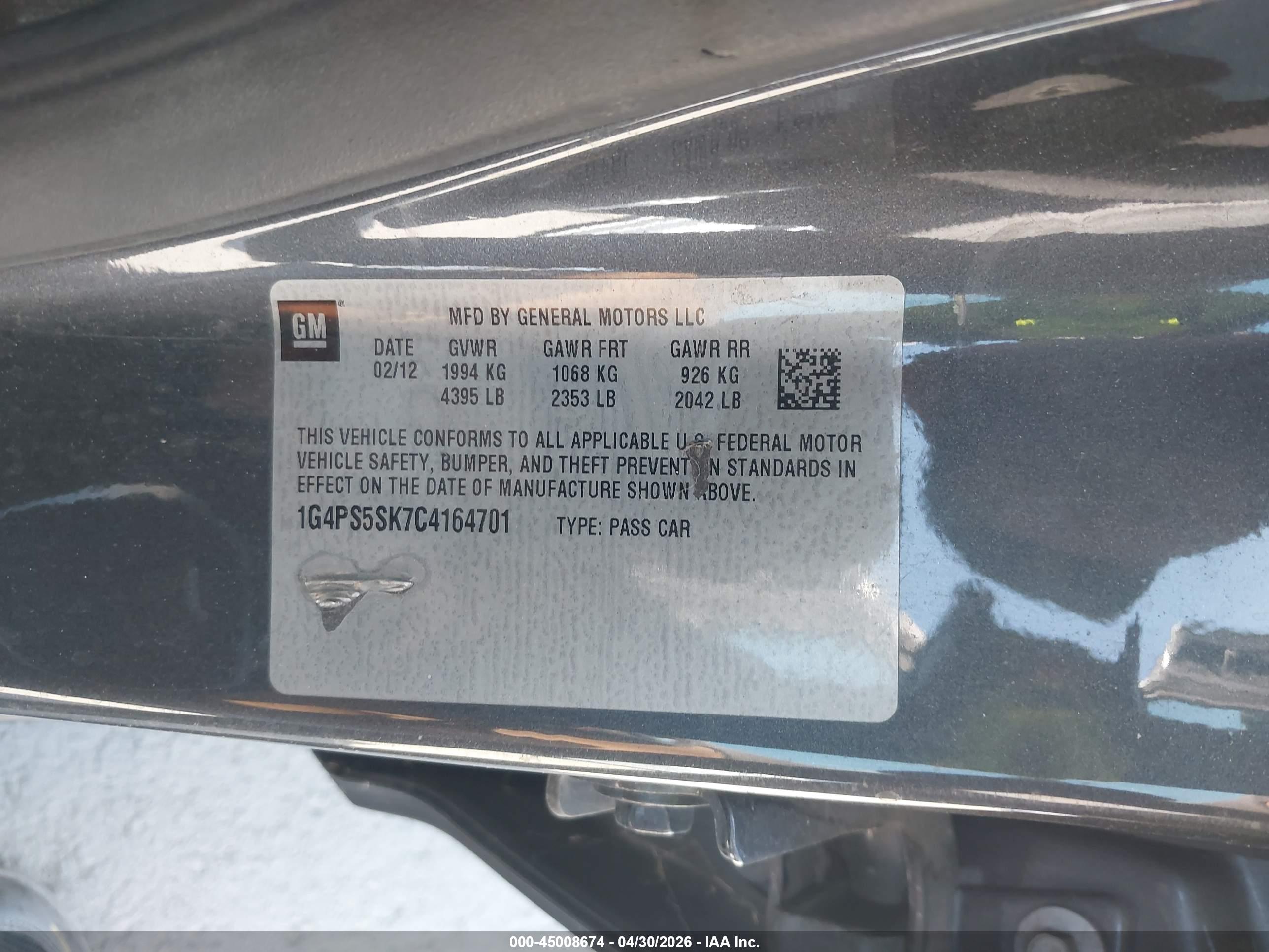 BUICK VERANO image 9