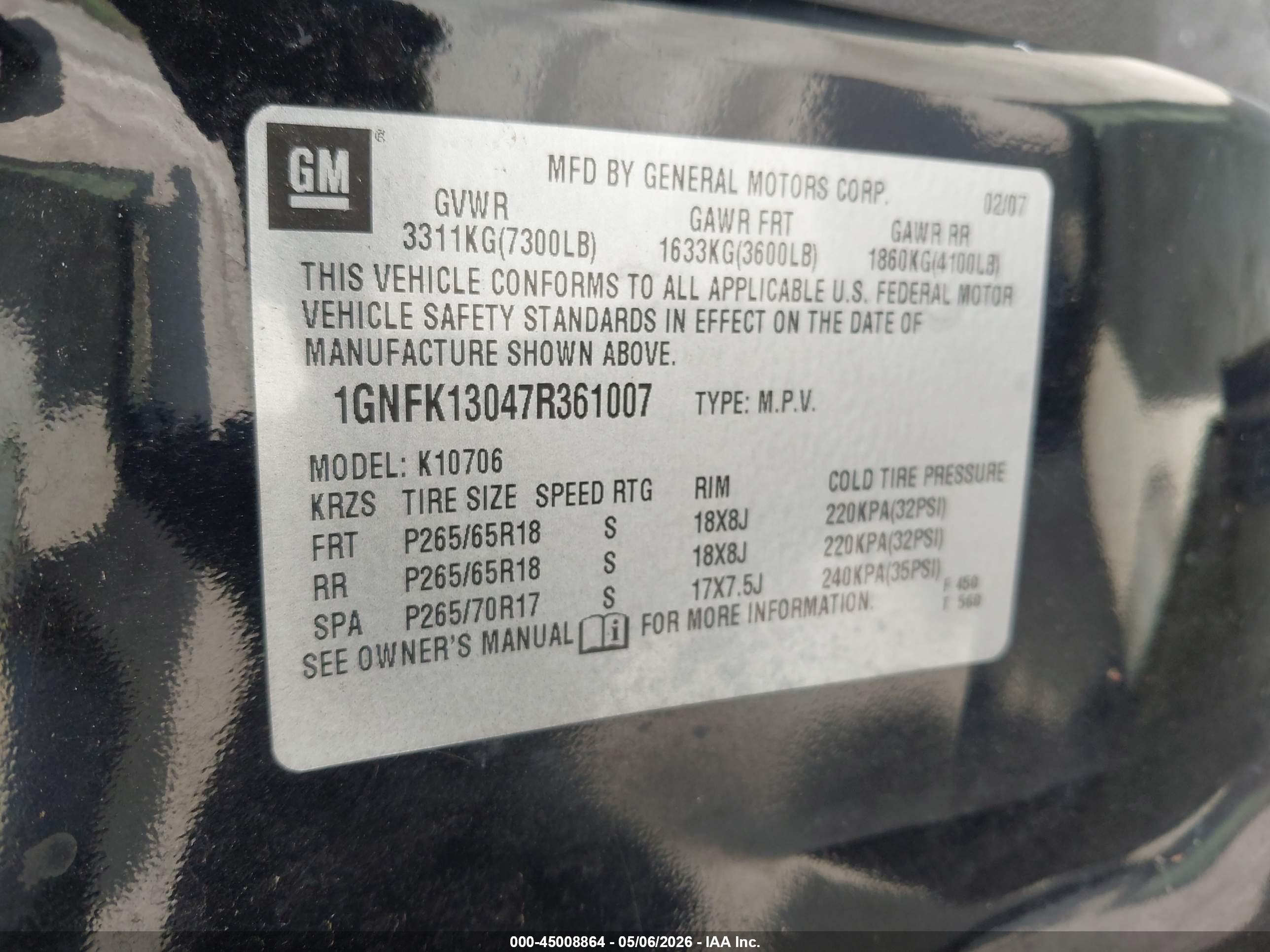 CHEVROLET TAHOE image 9