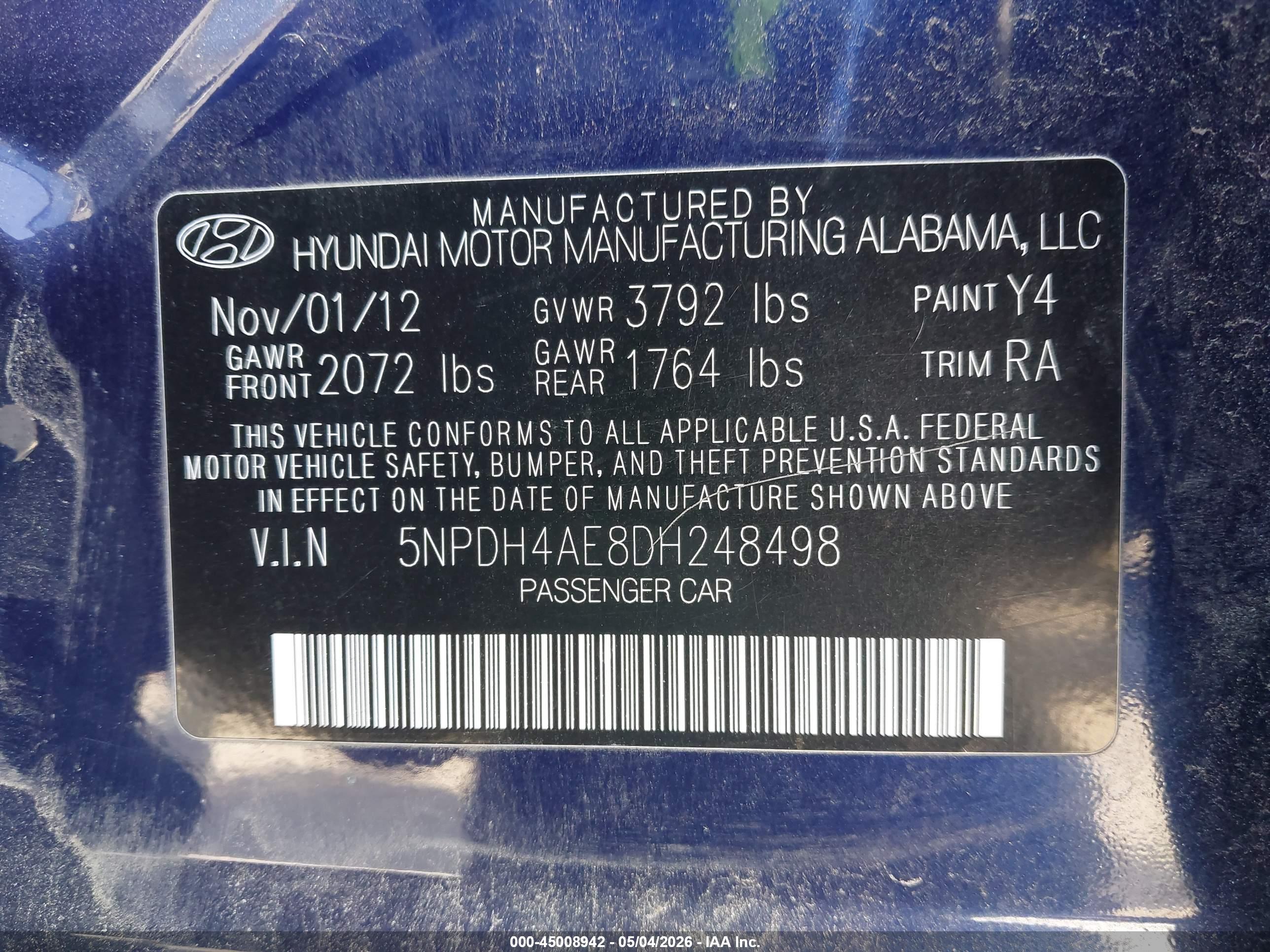 HYUNDAI ELANTRA image 9
