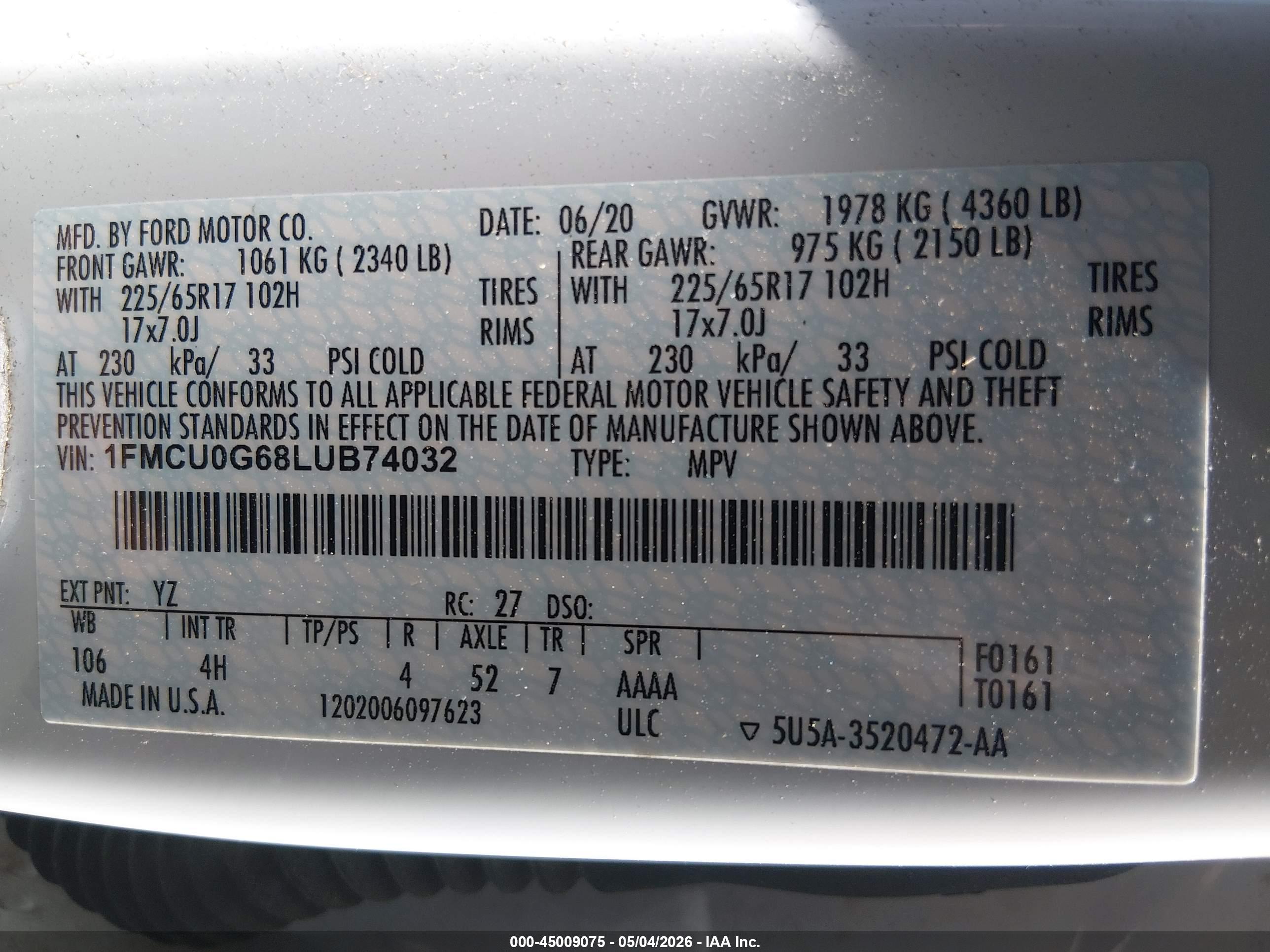 FORD ESCAPE image 9