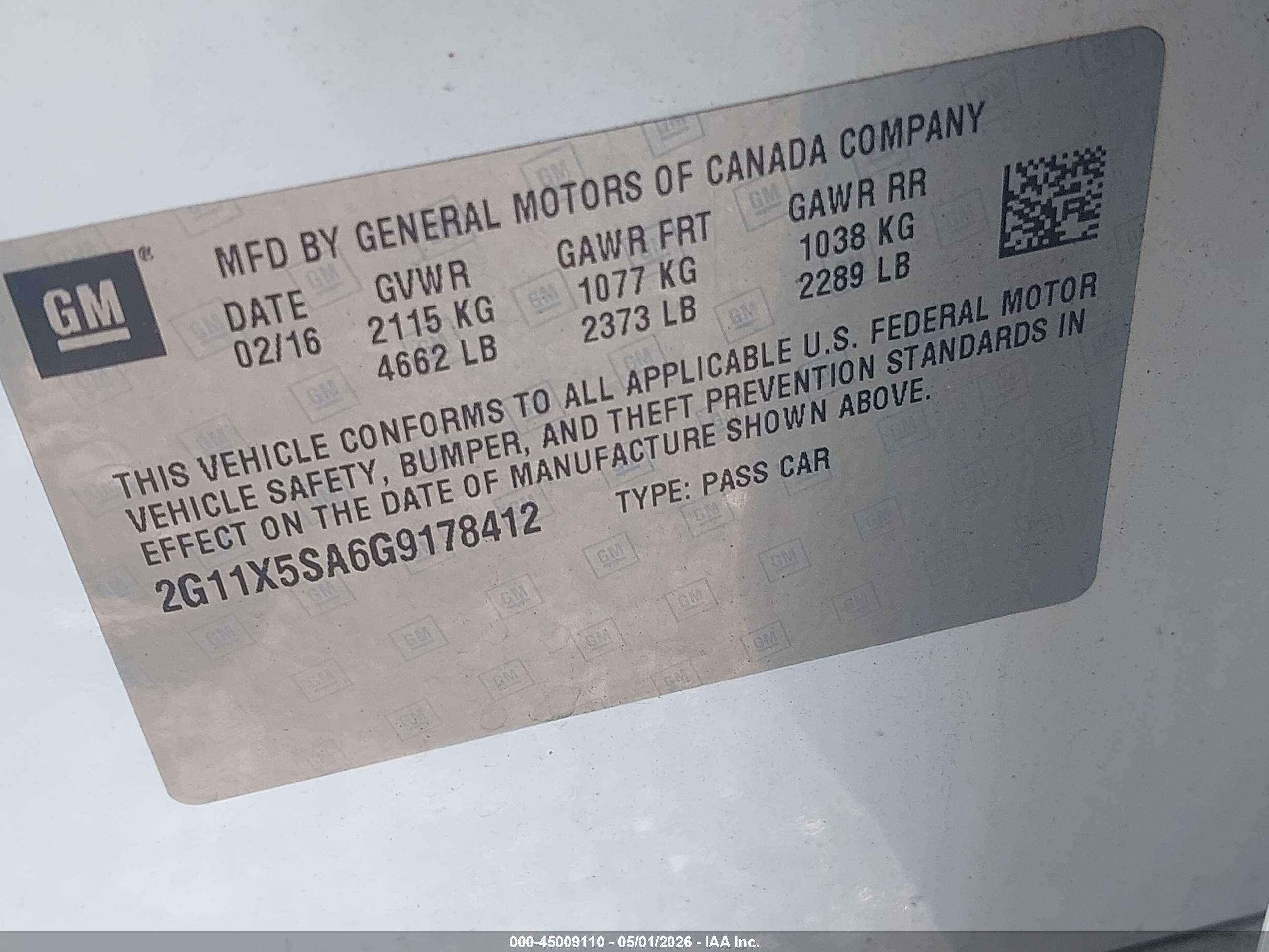 CHEVROLET IMPALA image 9