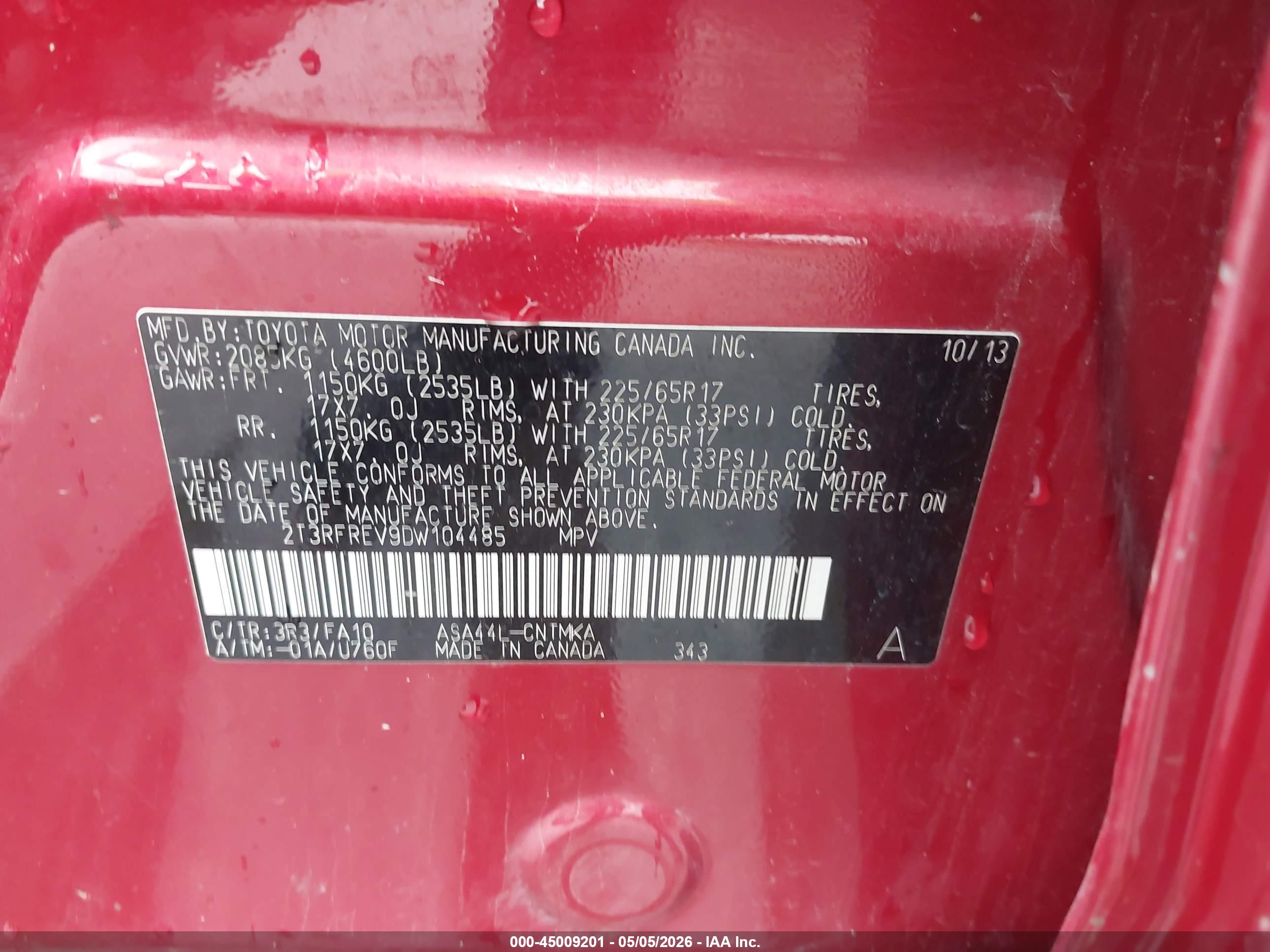 TOYOTA RAV4 image 9