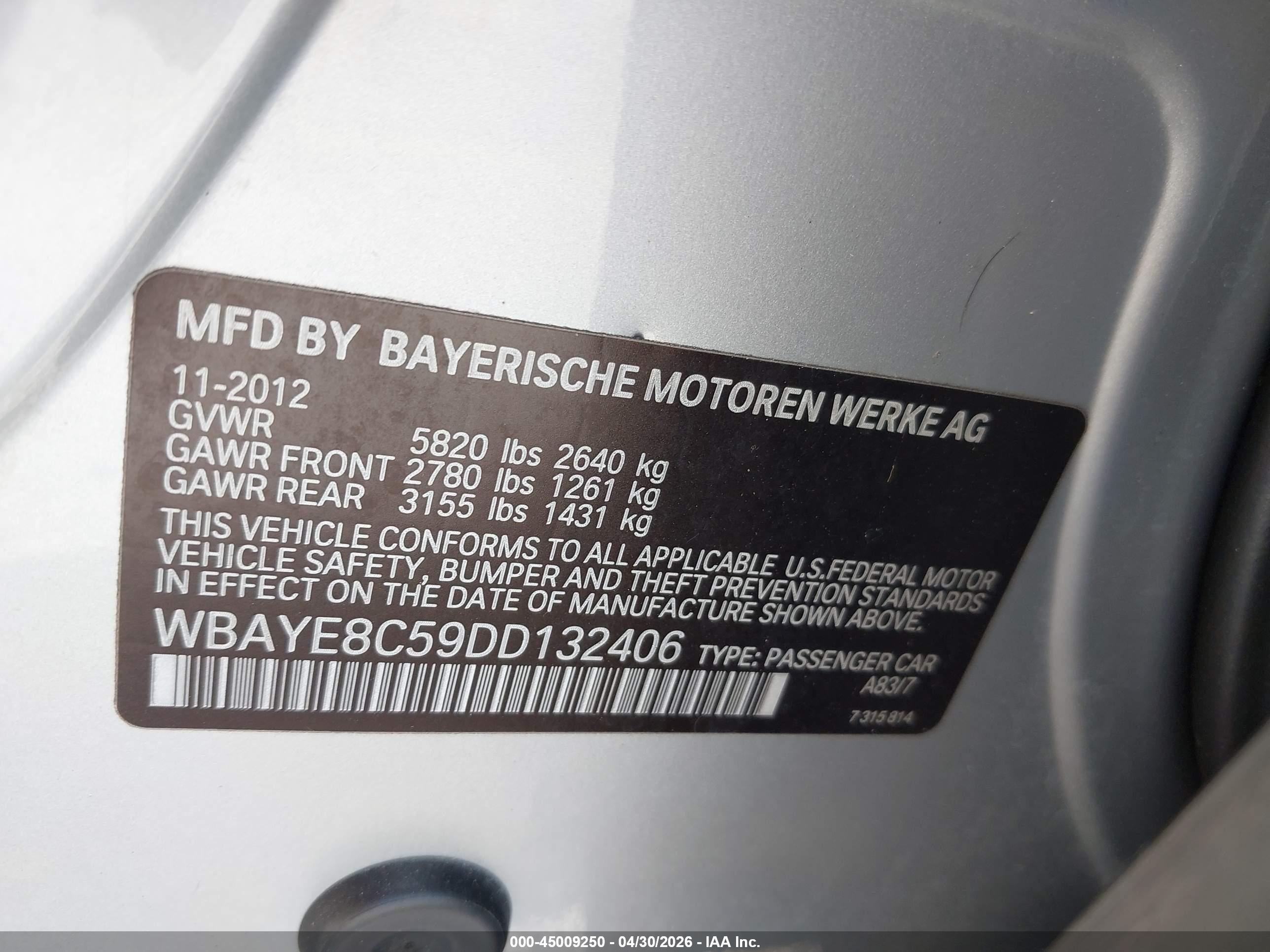 BMW 750LI image 9