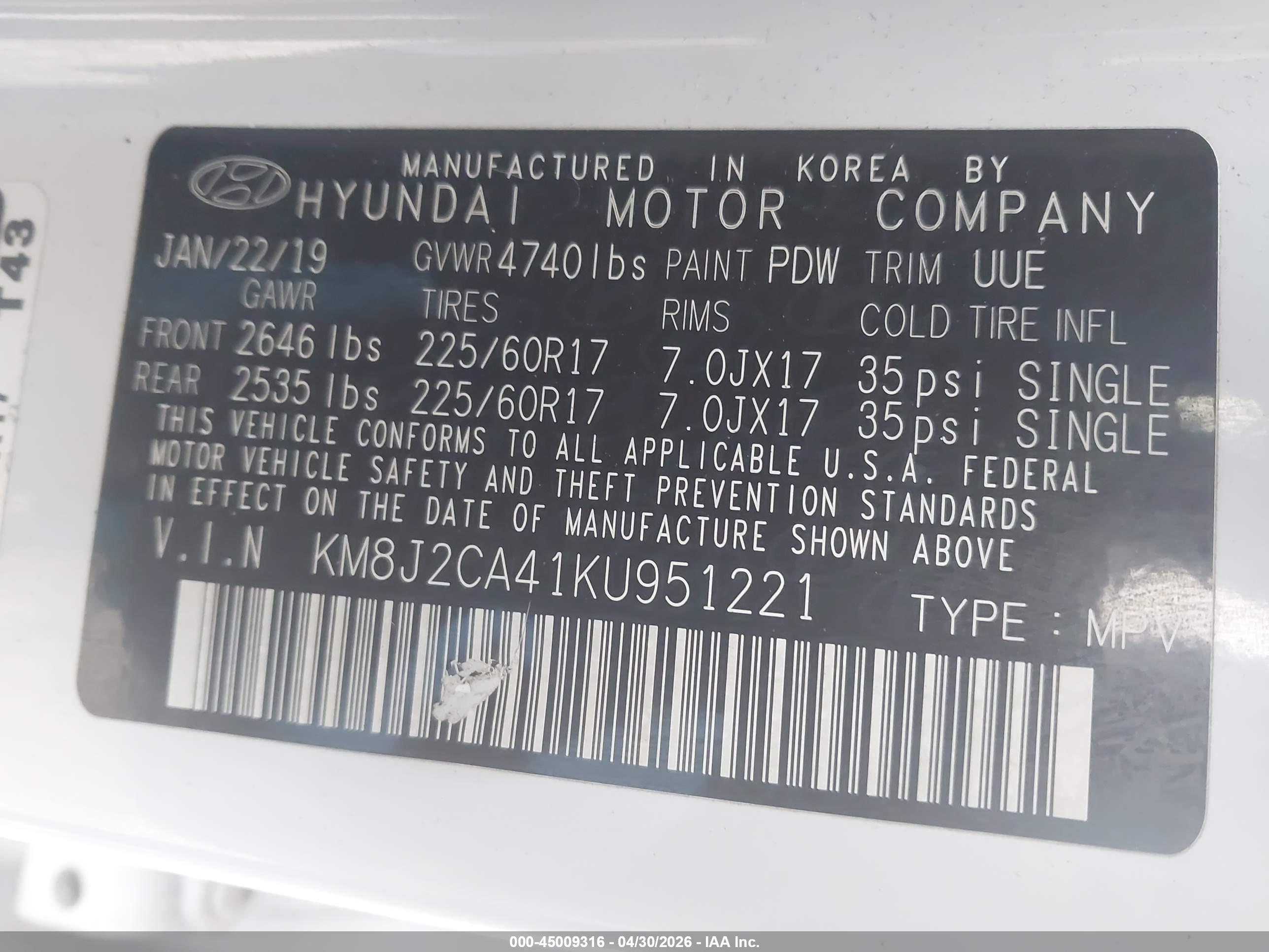 HYUNDAI TUCSON image 9