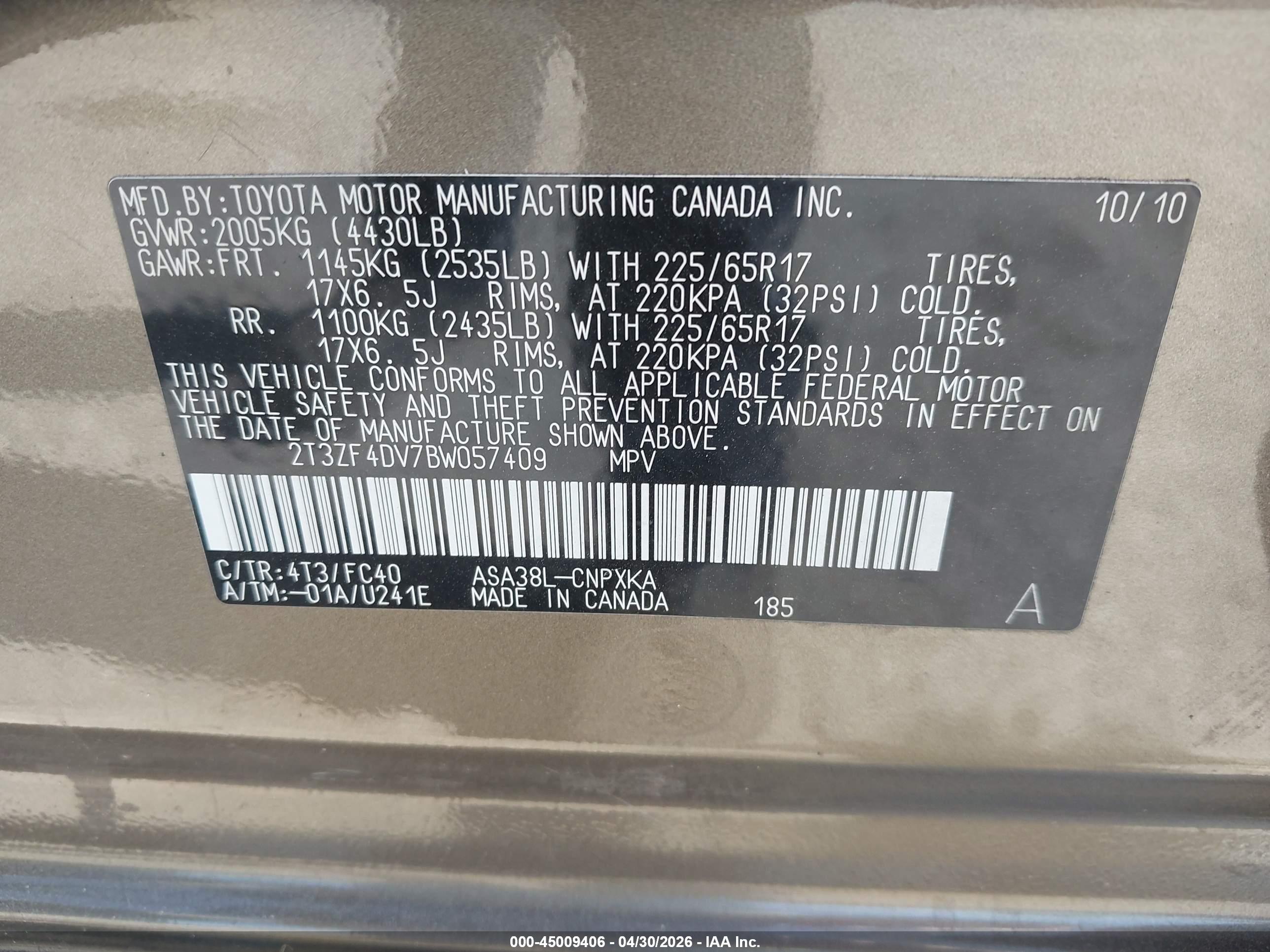 TOYOTA RAV4 image 9