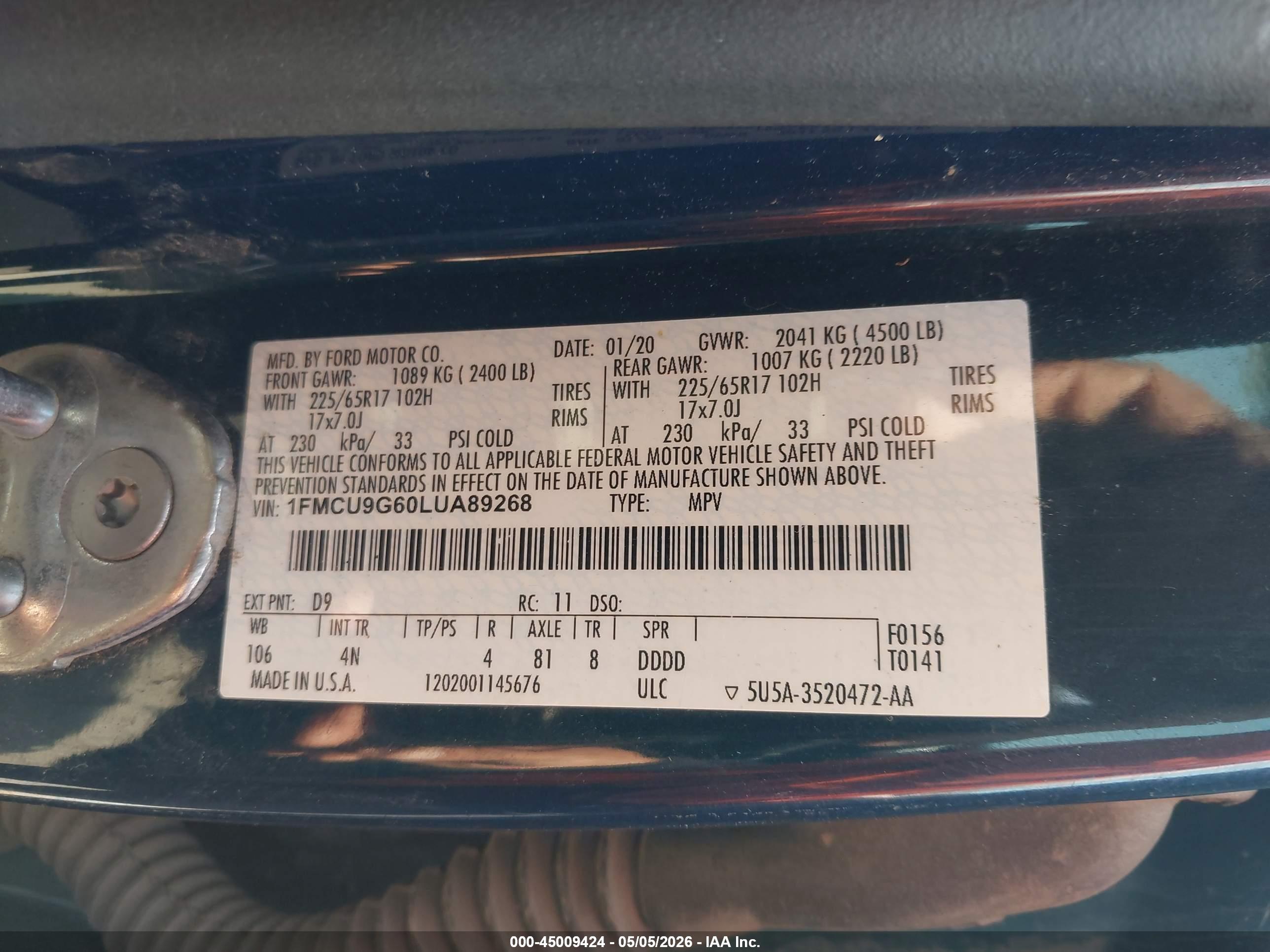 FORD ESCAPE image 9