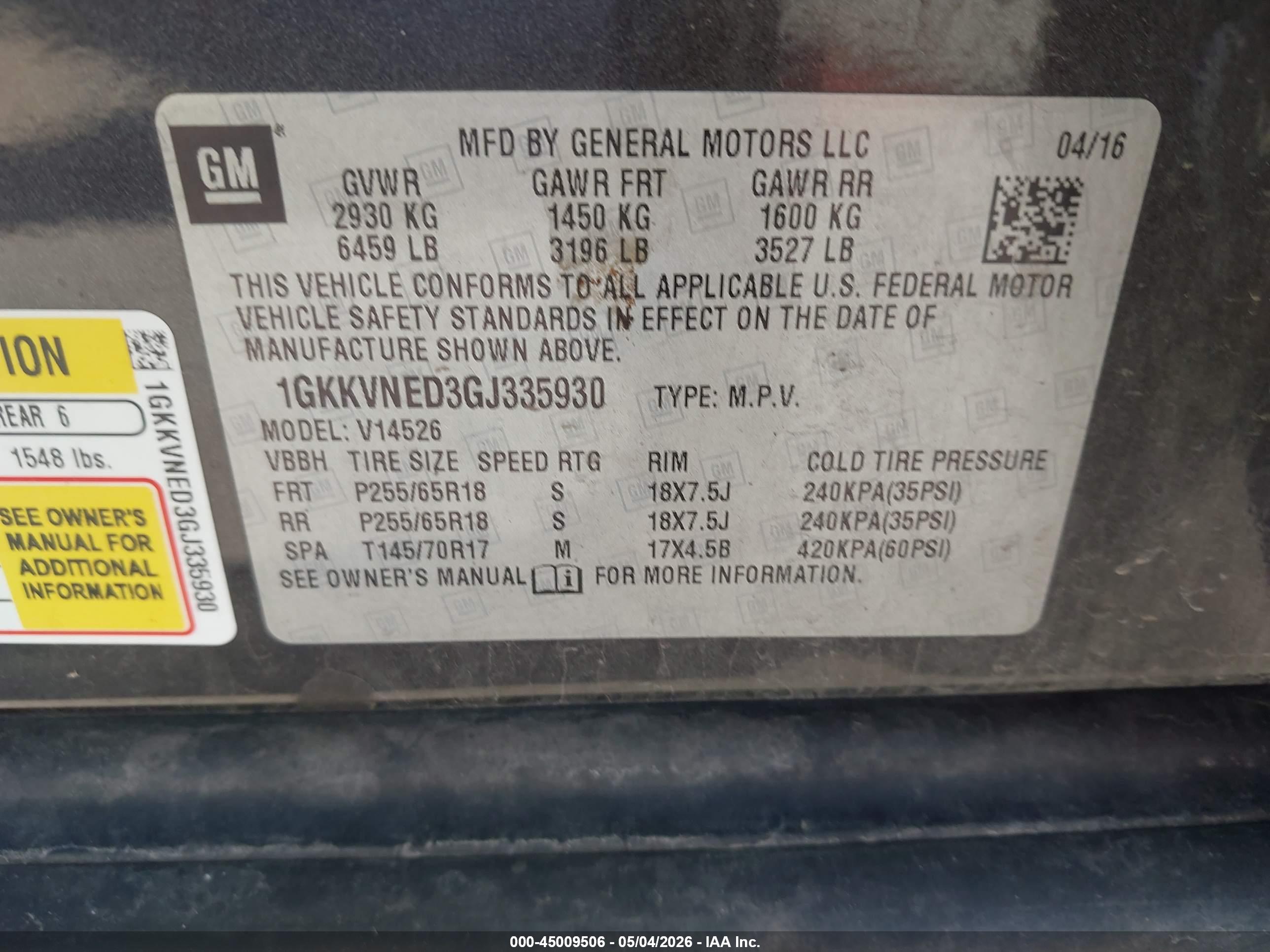 GMC ACADIA image 9