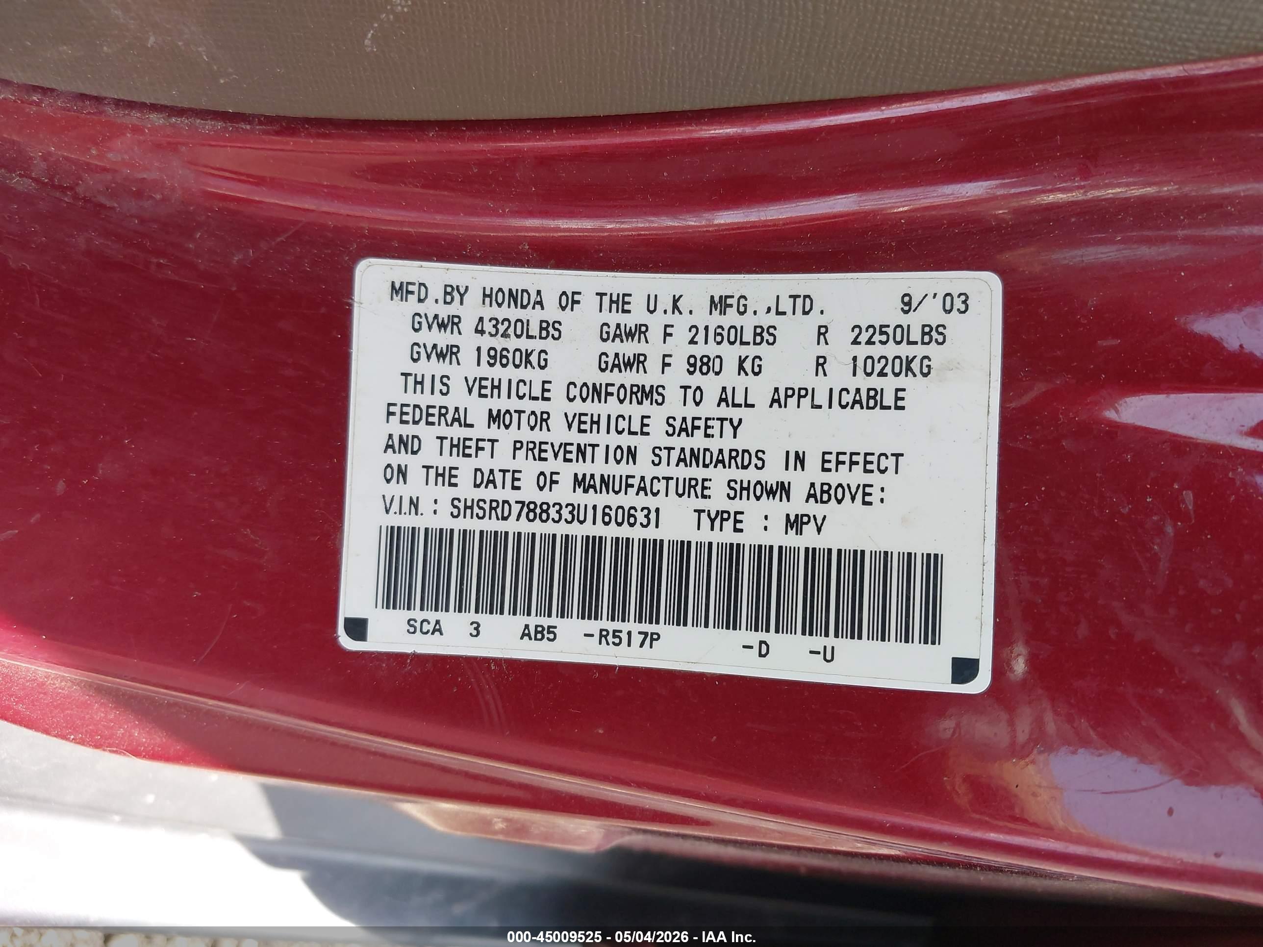 HONDA CR-V image 9