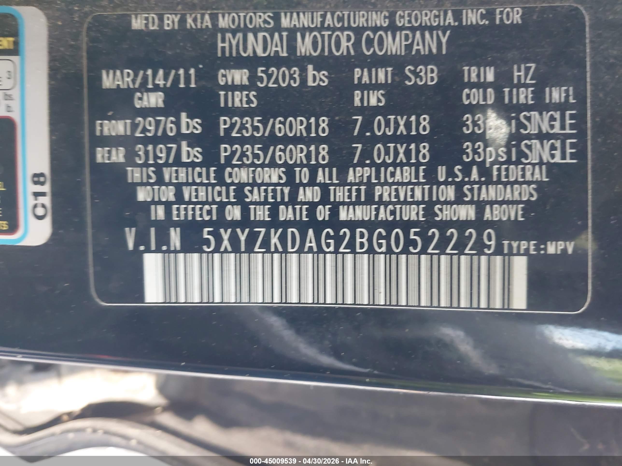 HYUNDAI SANTA image 9