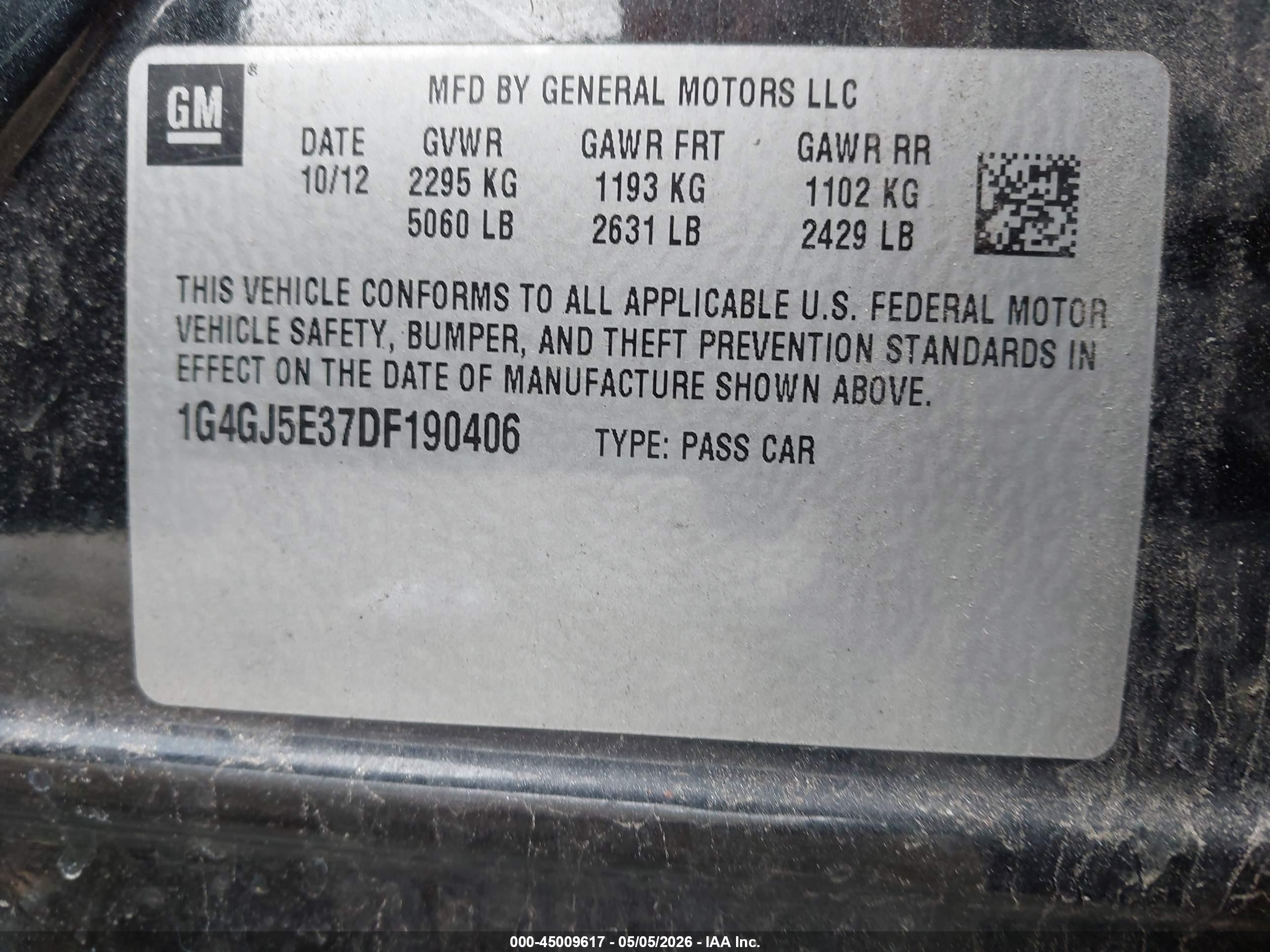 BUICK LACROSSE image 9