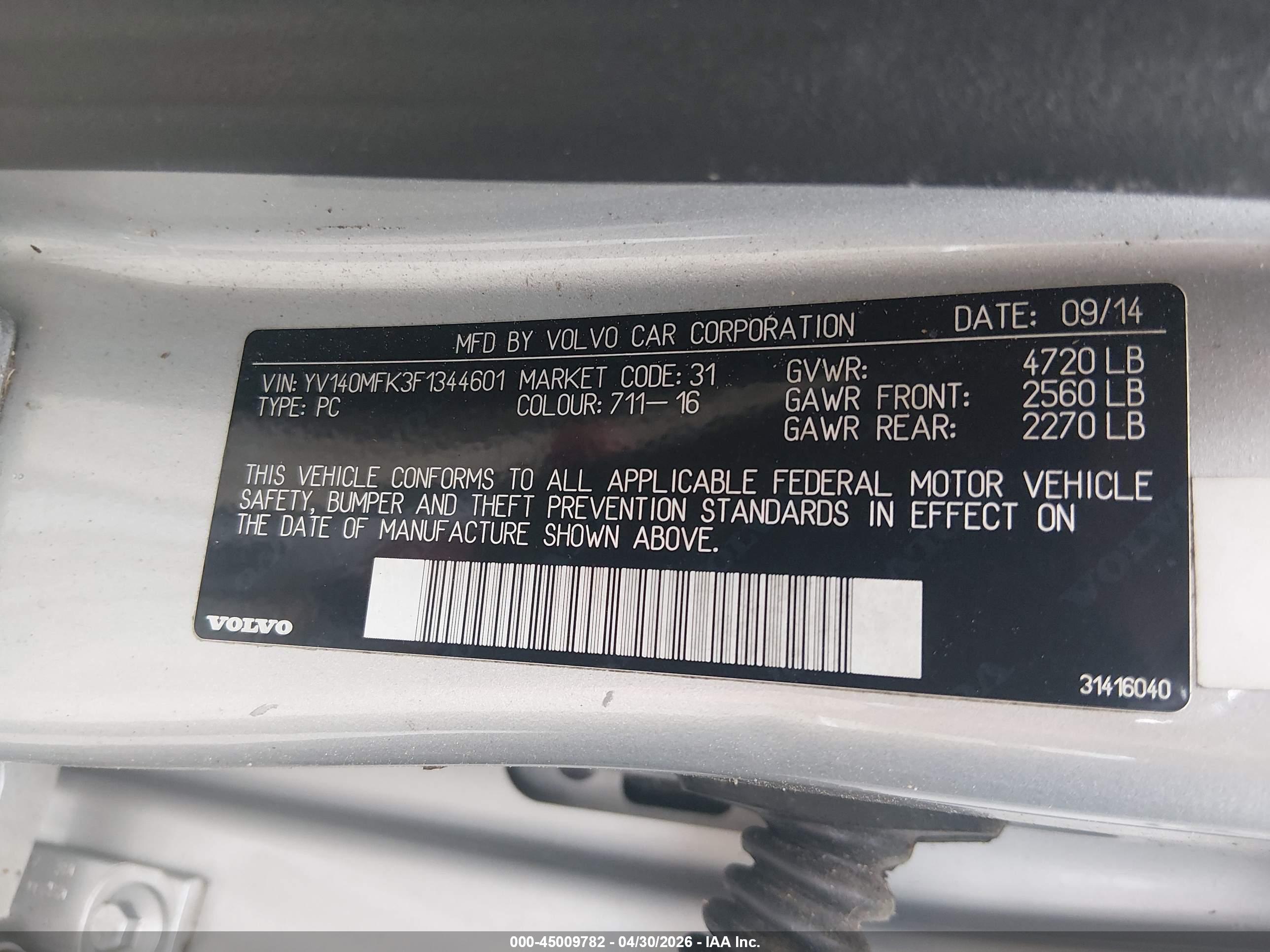 VOLVO S60 image 9