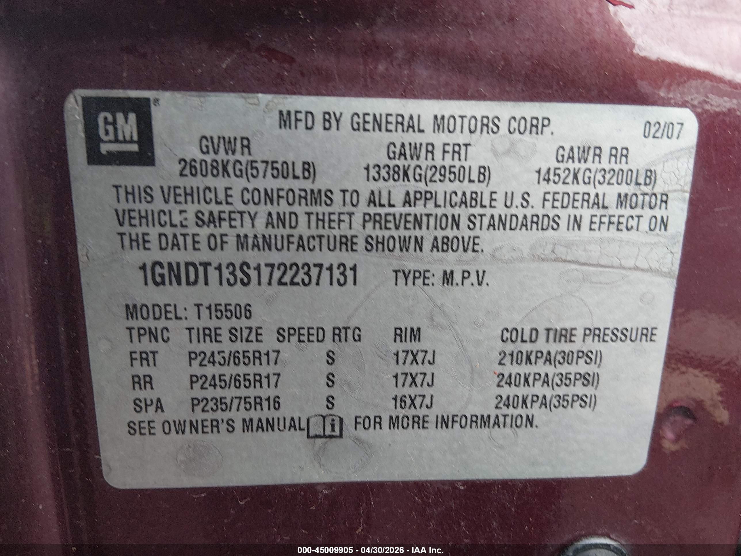 CHEVROLET TRAILBLAZER image 9