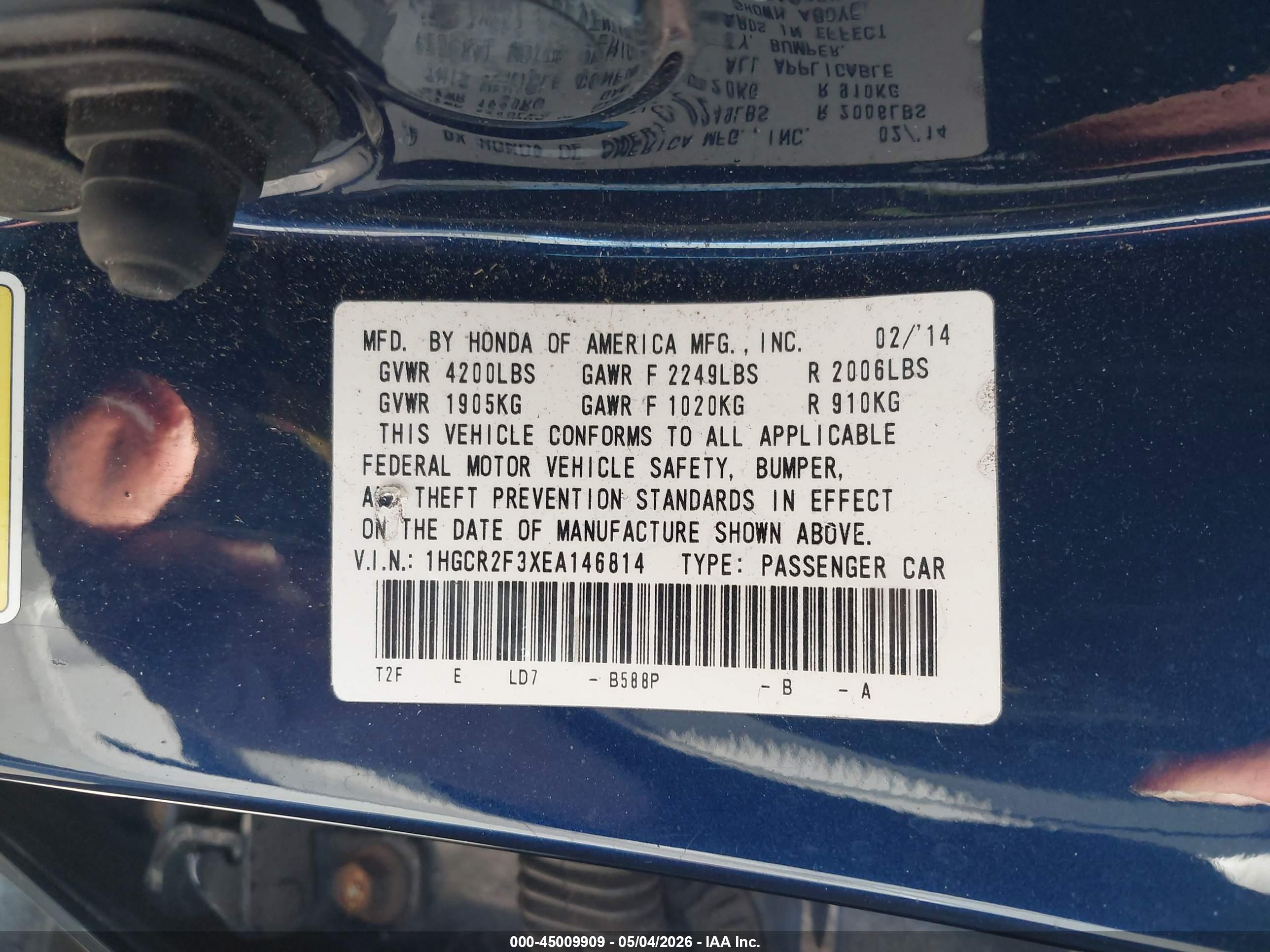 HONDA ACCORD image 9