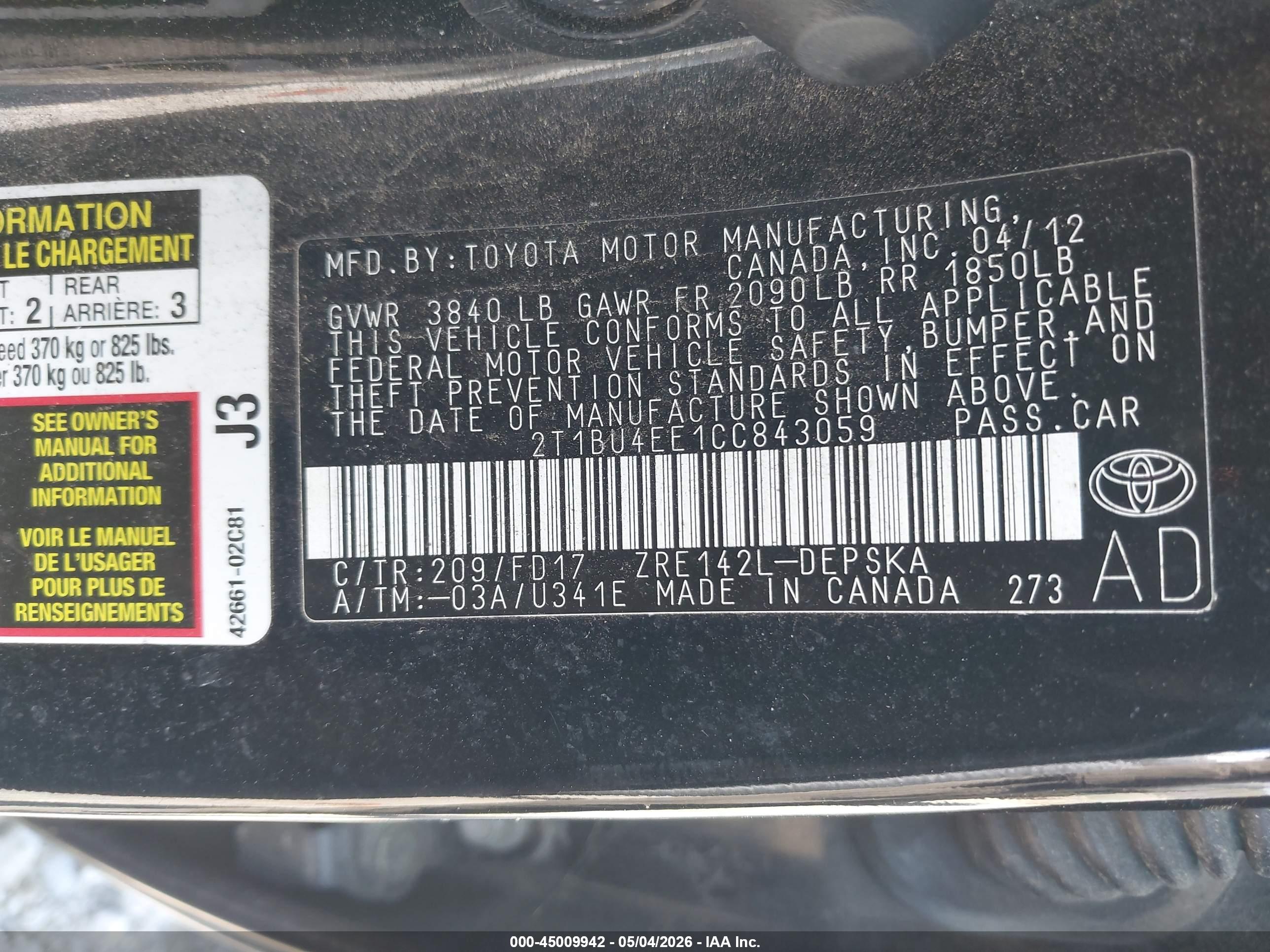 TOYOTA COROLLA image 9