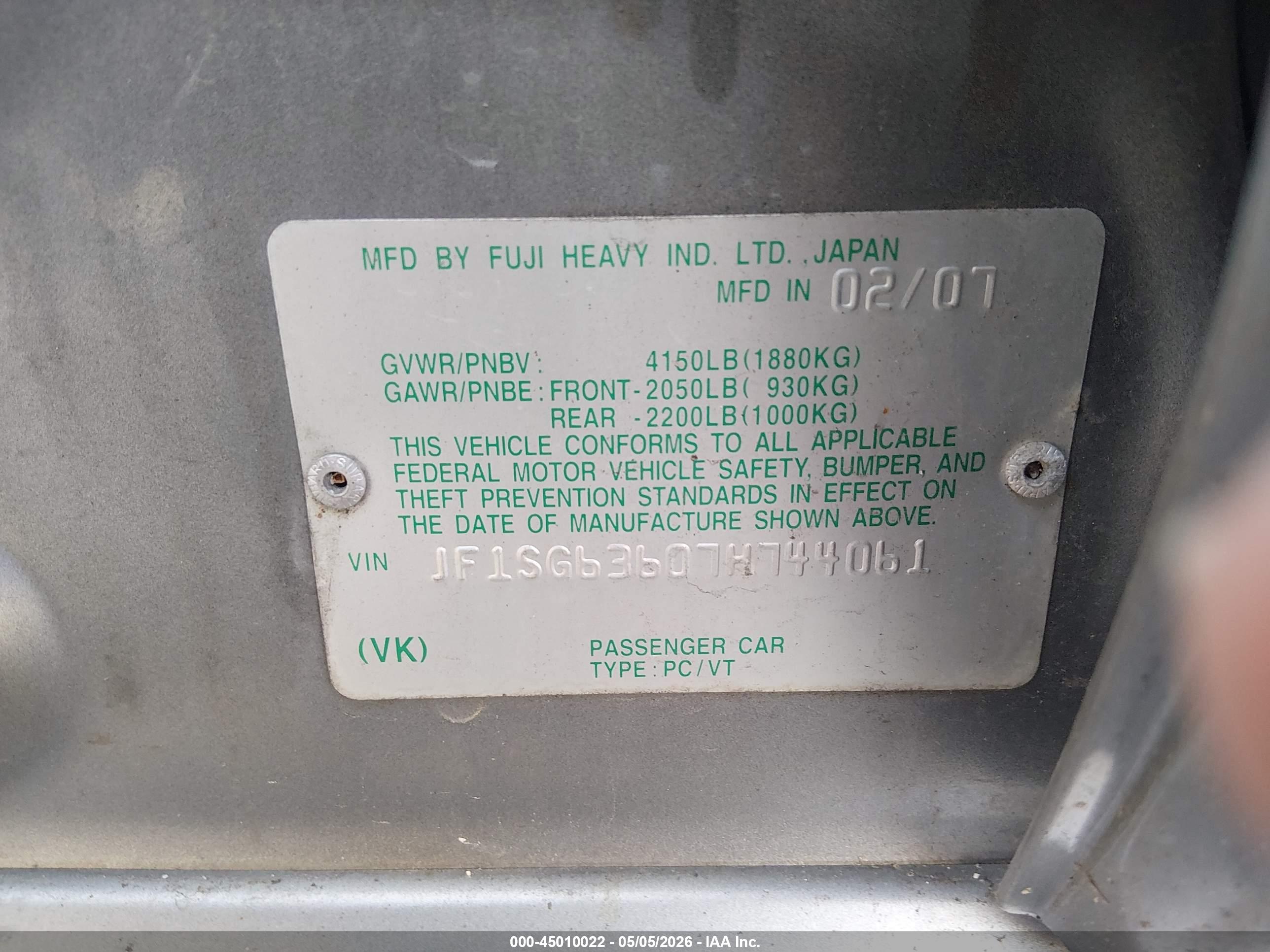 SUBARU FORESTER image 9
