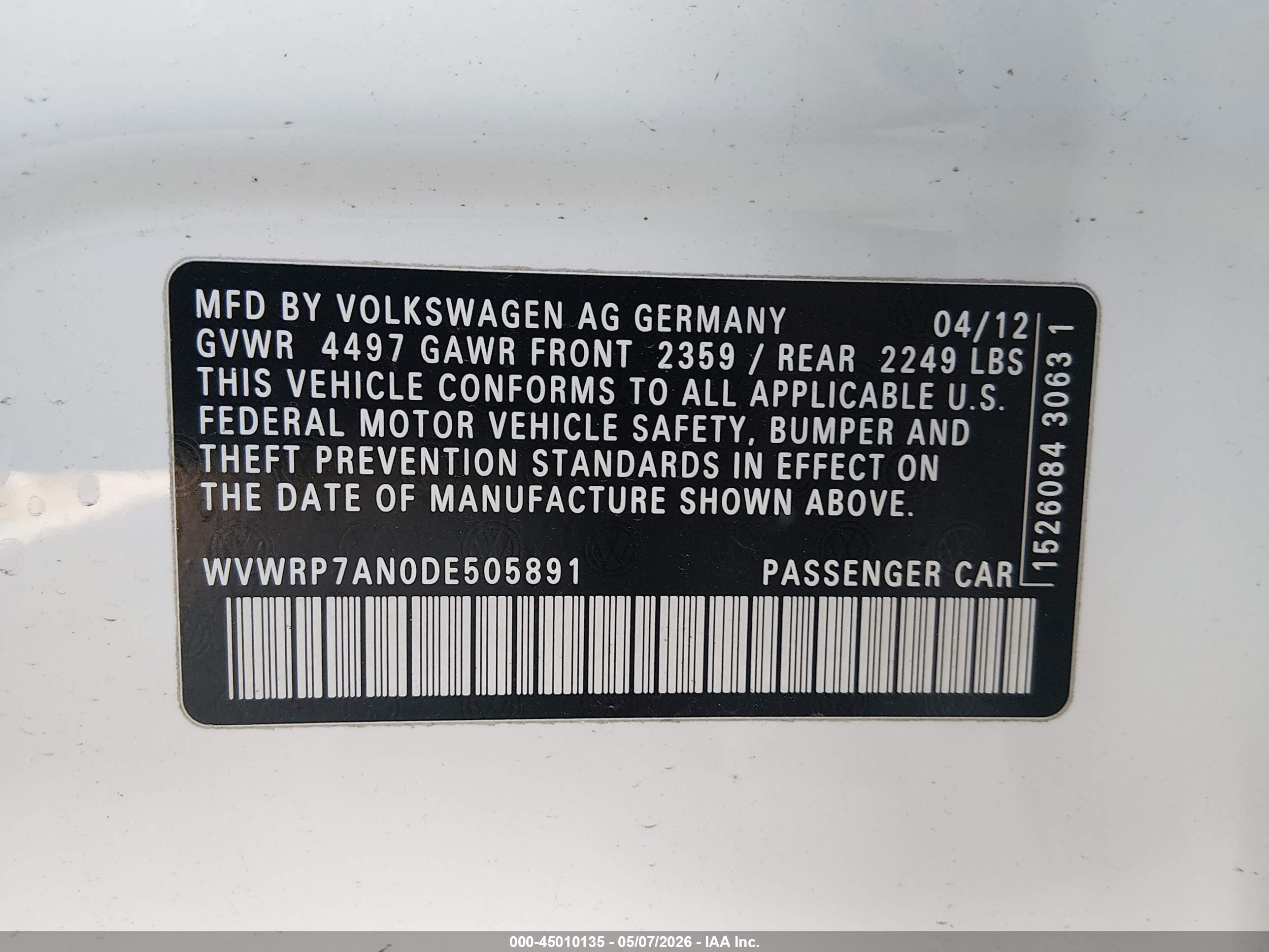VOLKSWAGEN CC image 9
