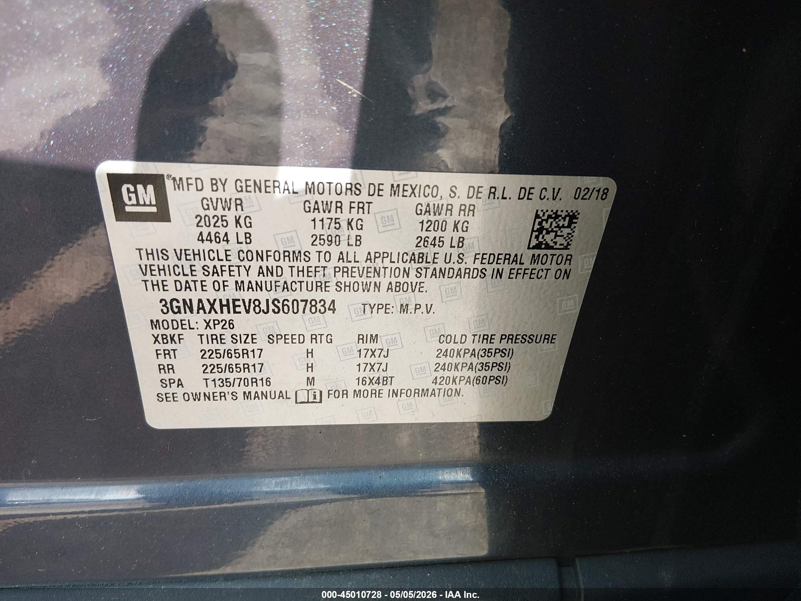 CHEVROLET EQUINOX image 9