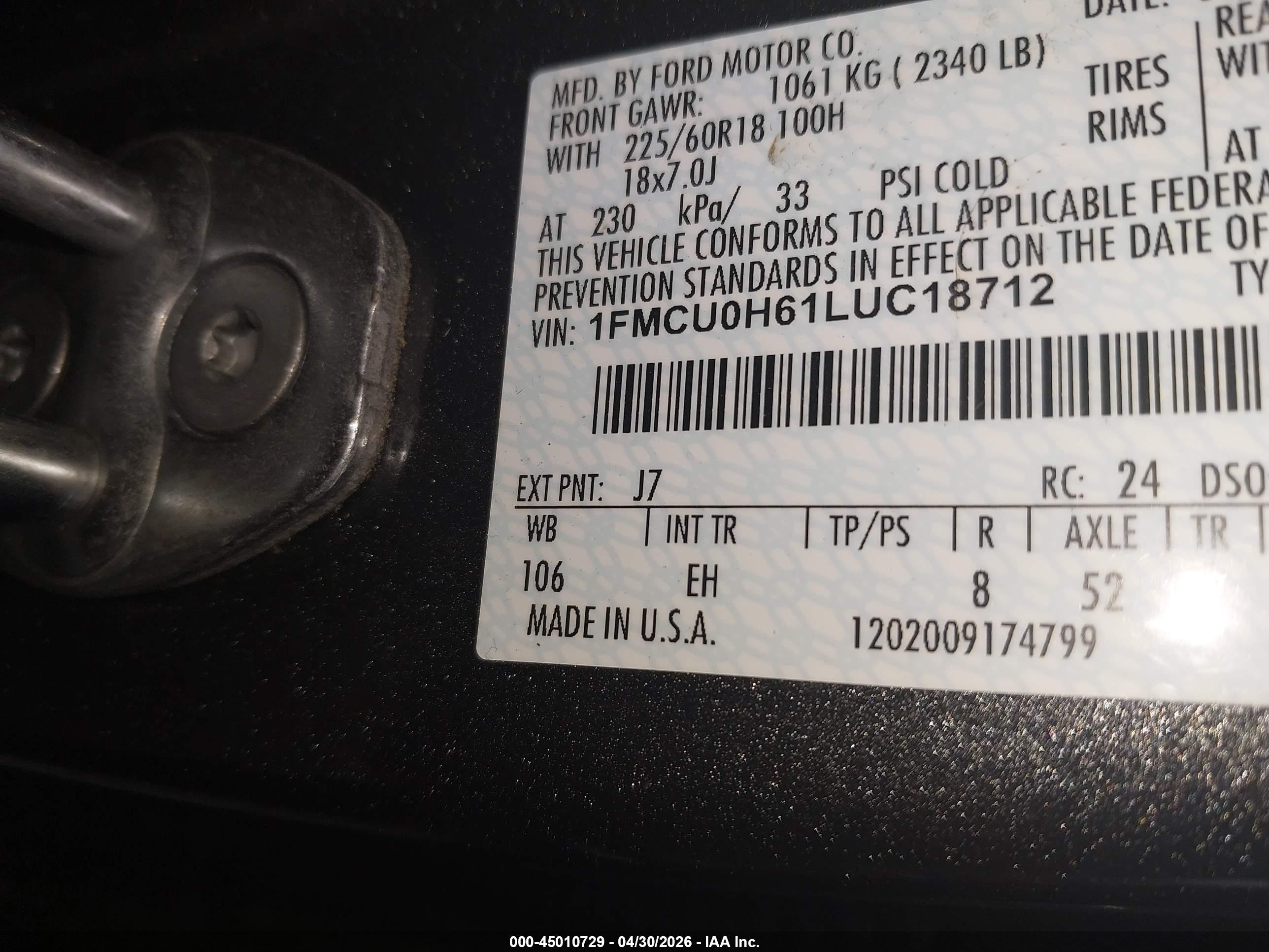 FORD ESCAPE image 9