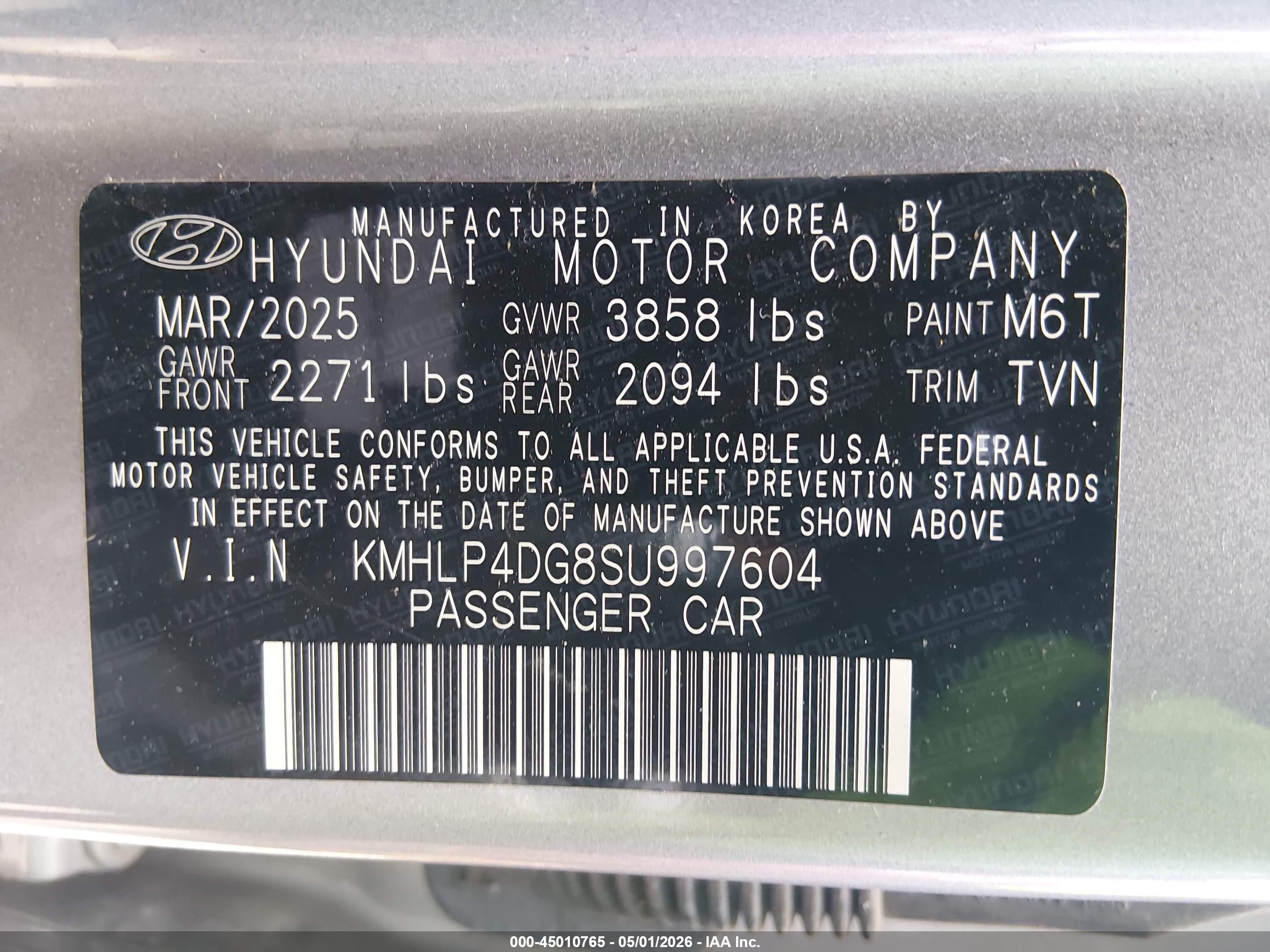 HYUNDAI ELANTRA image 9