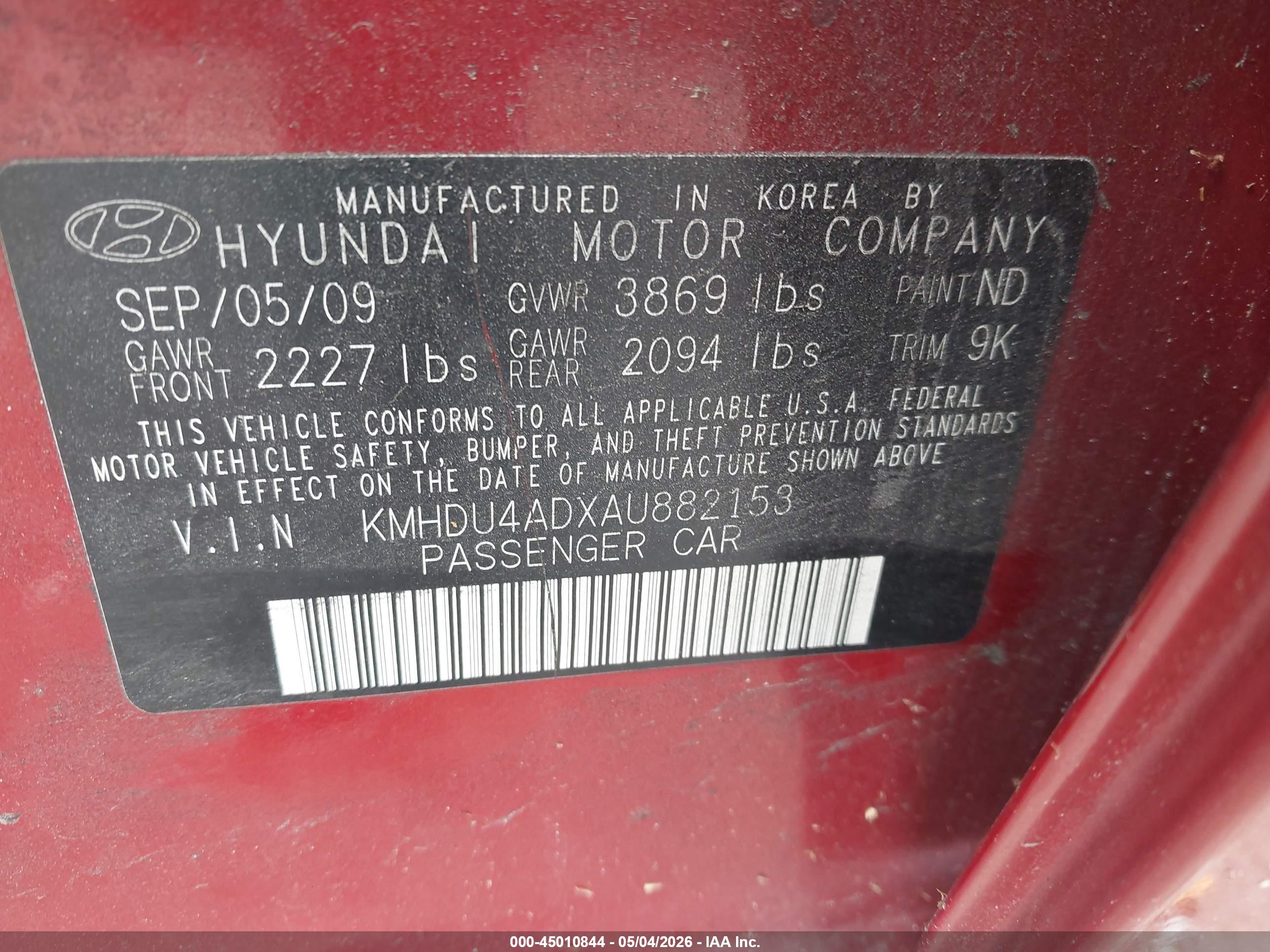 HYUNDAI ELANTRA image 9