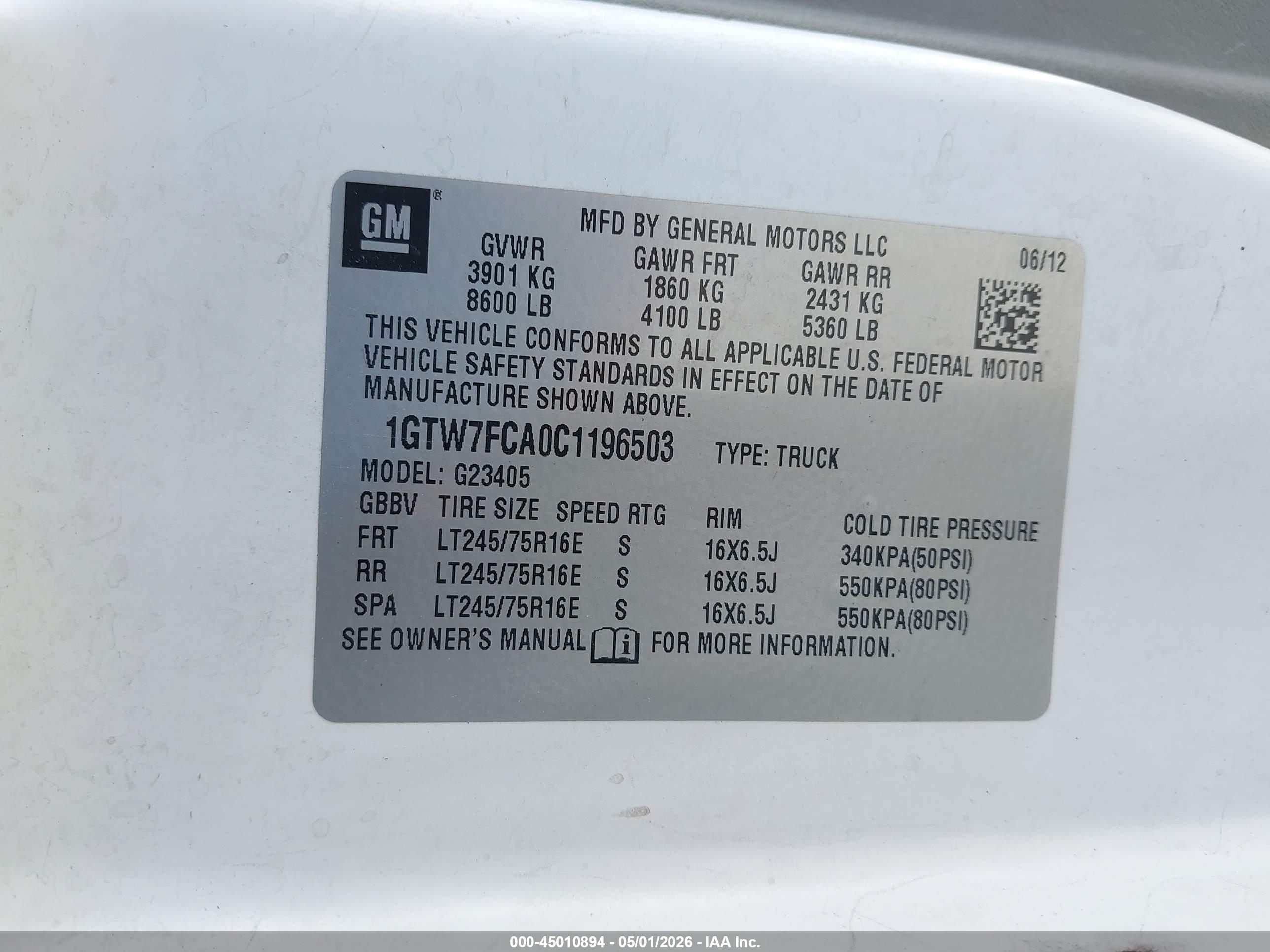 GMC SAVANA image 9