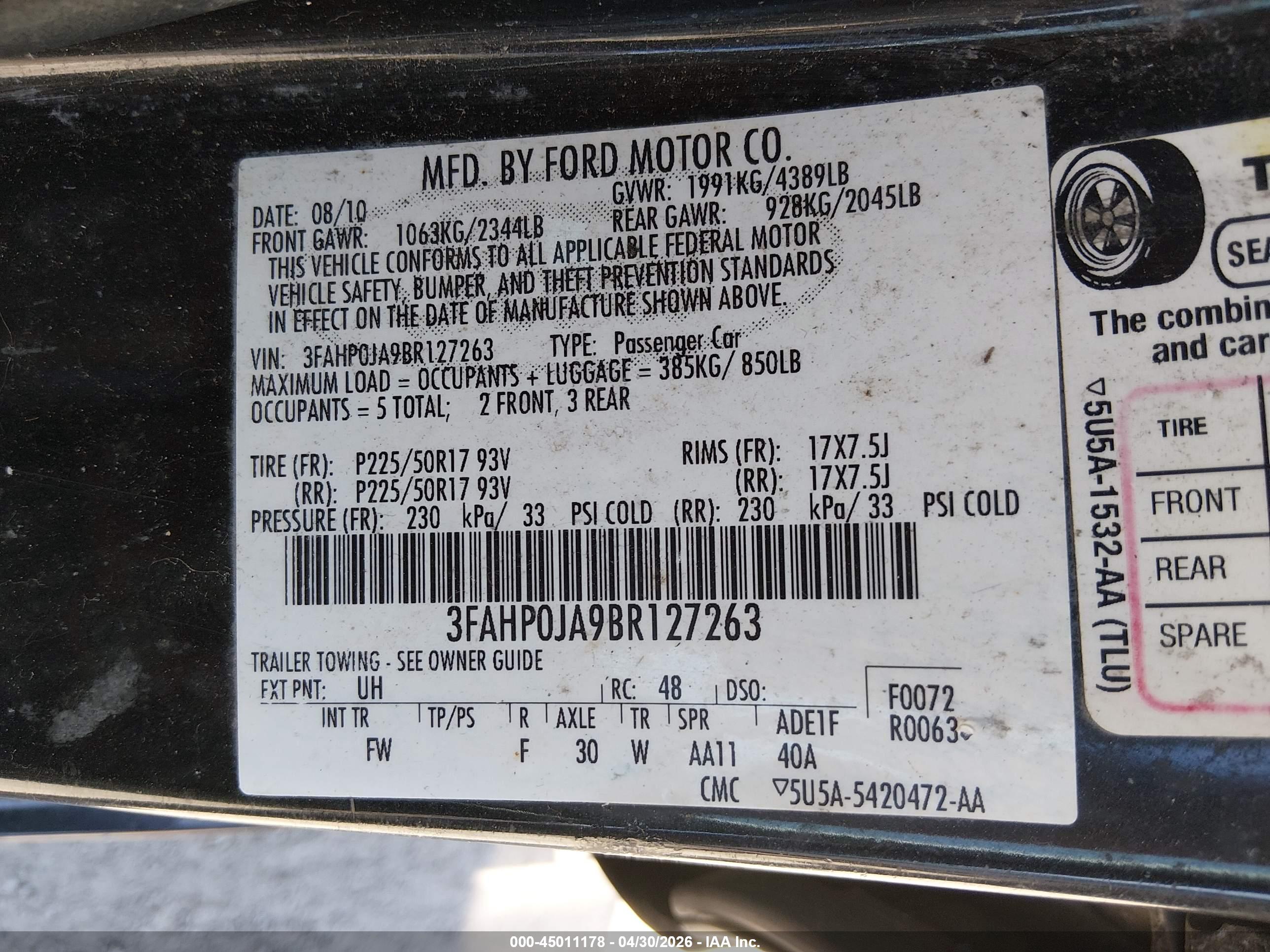 FORD FUSION image 9