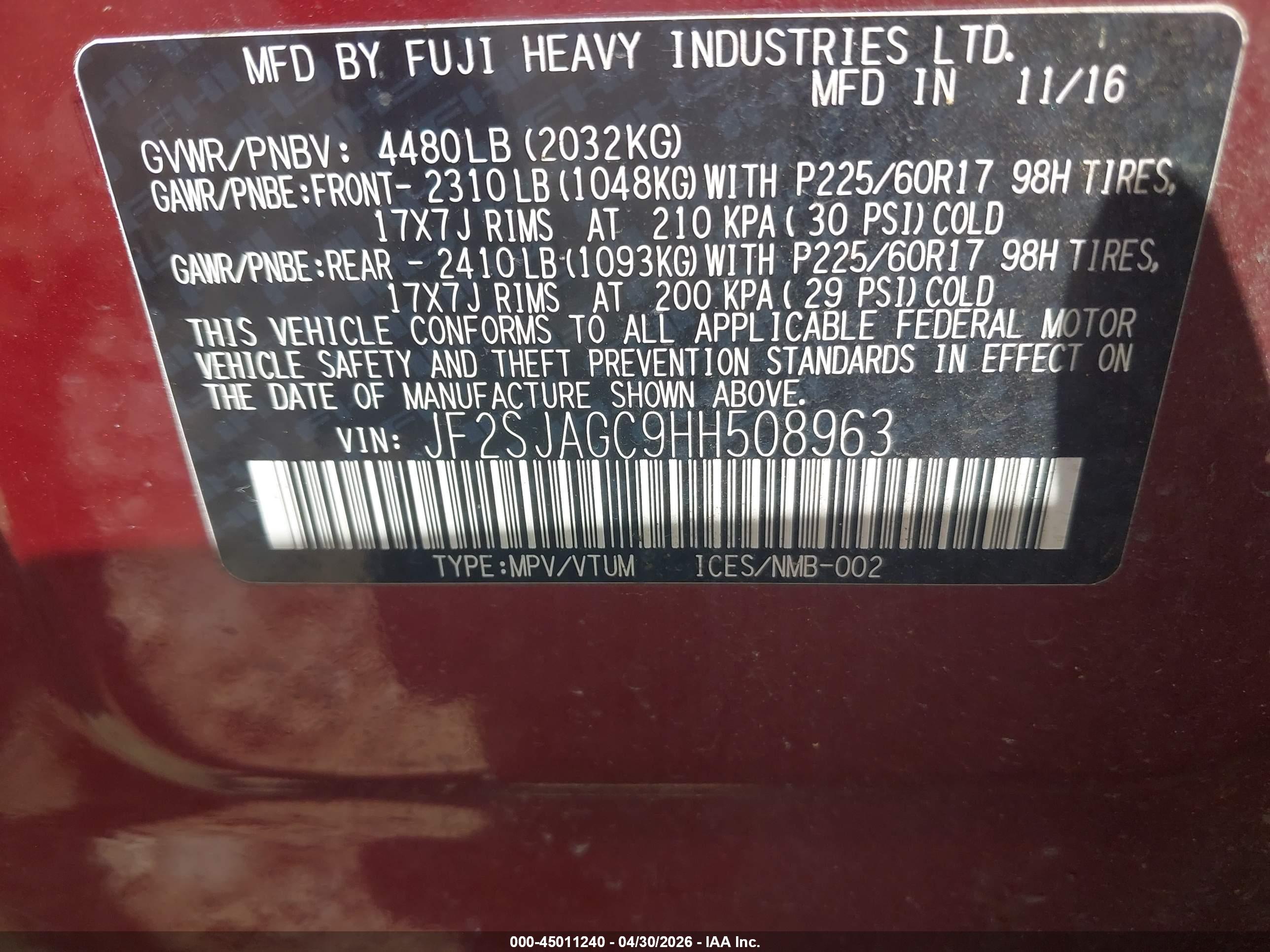 SUBARU FORESTER image 9