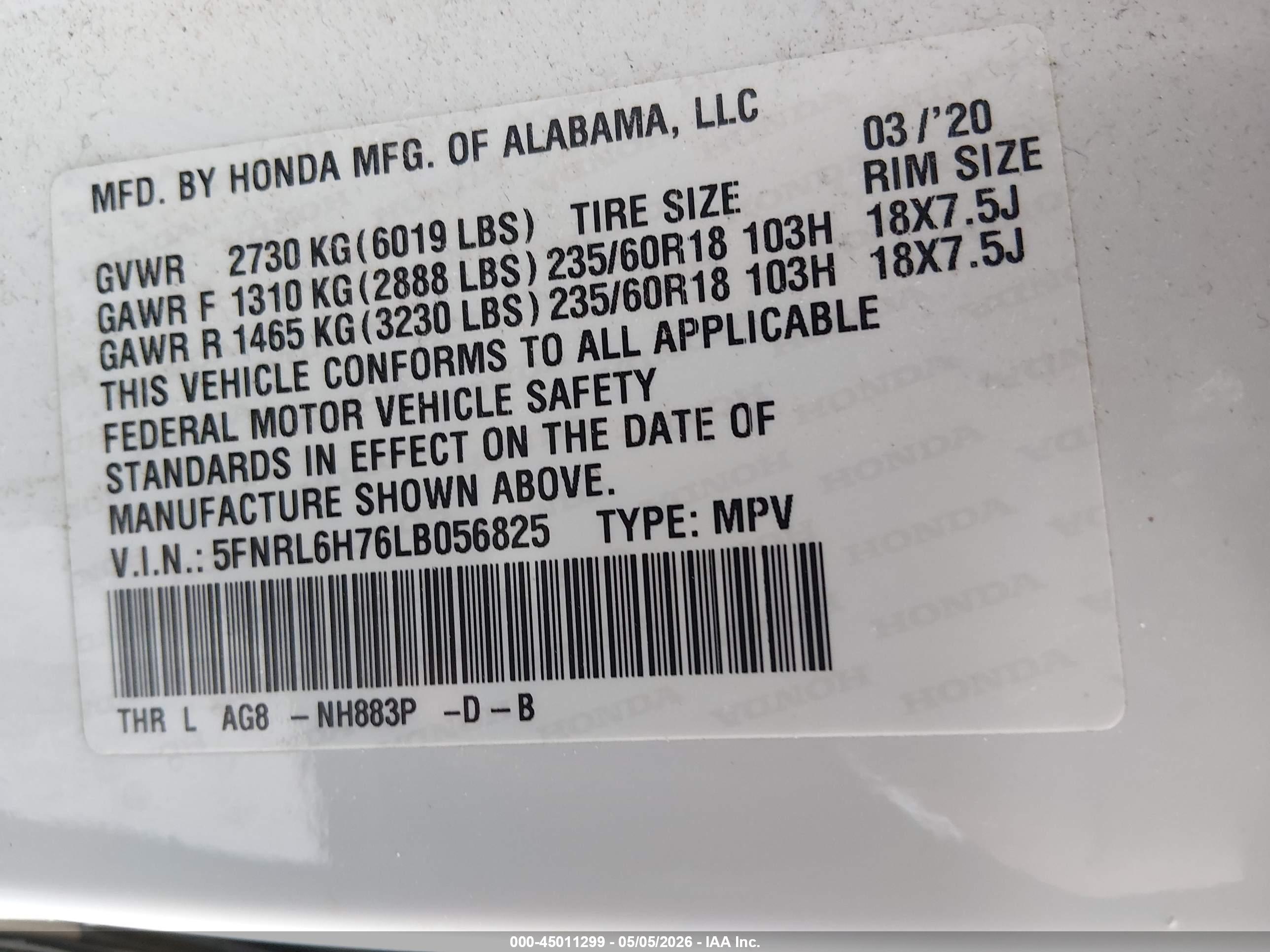 HONDA ODYSSEY image 9