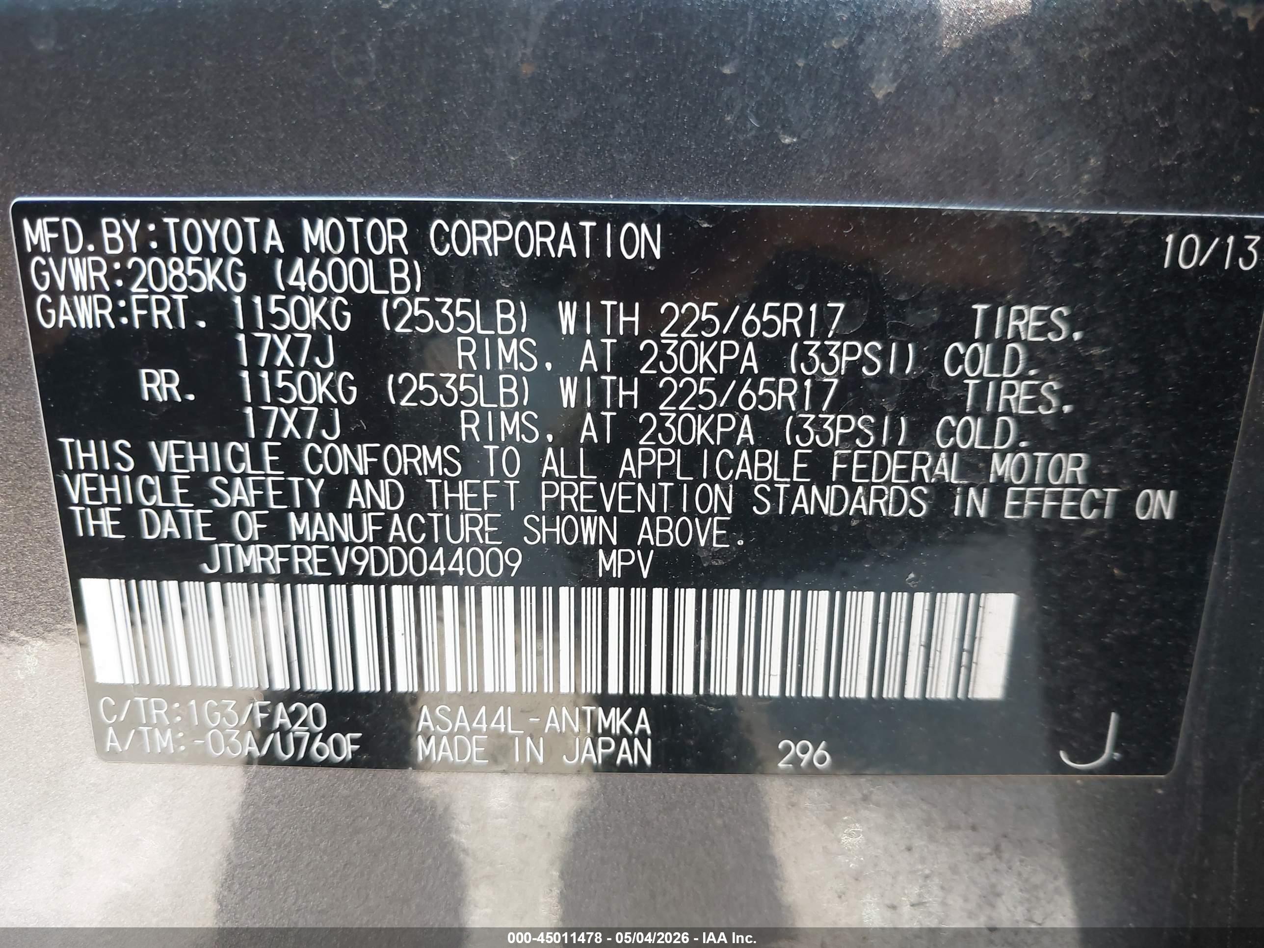 TOYOTA RAV4 image 9