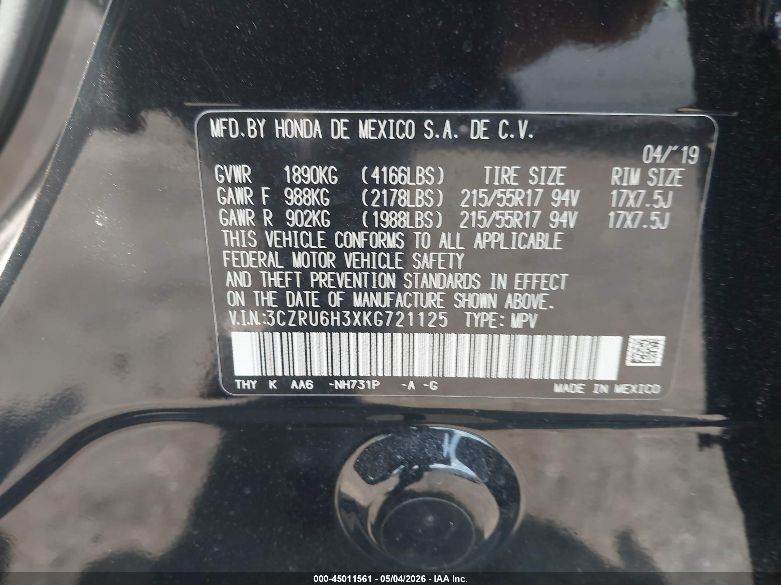 HONDA HR-V image 9
