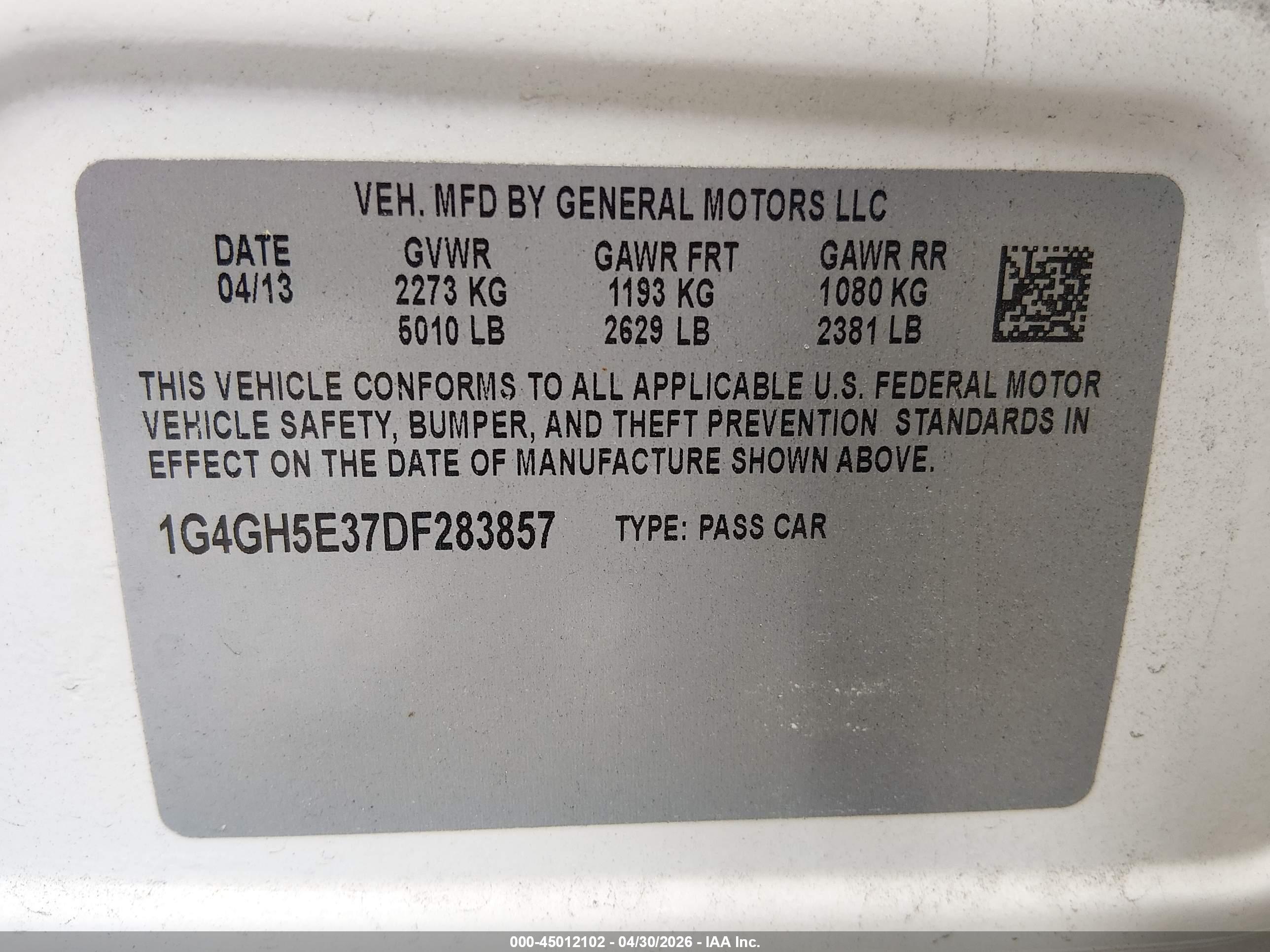 BUICK LACROSSE image 9