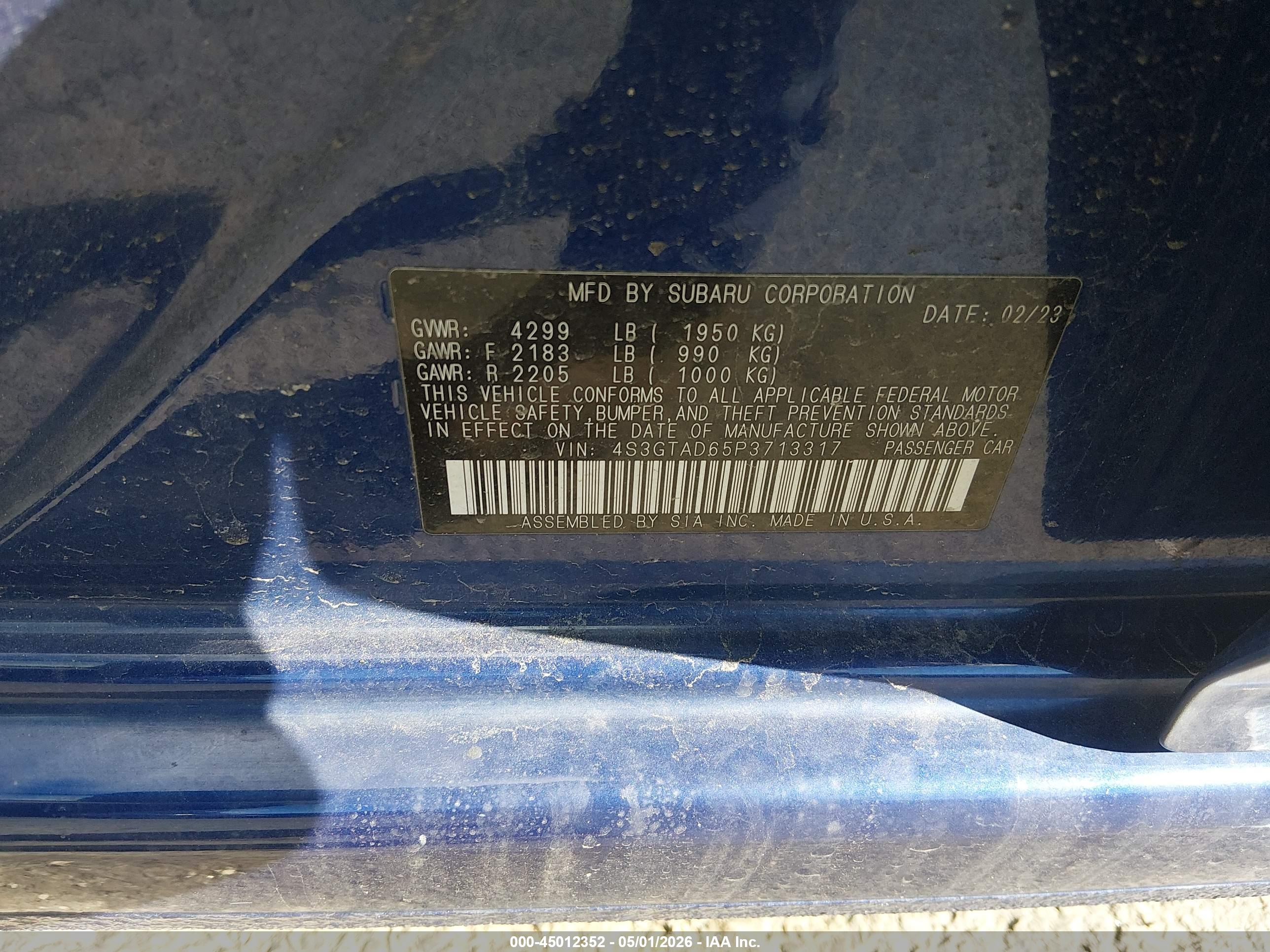 SUBARU IMPREZA image 9