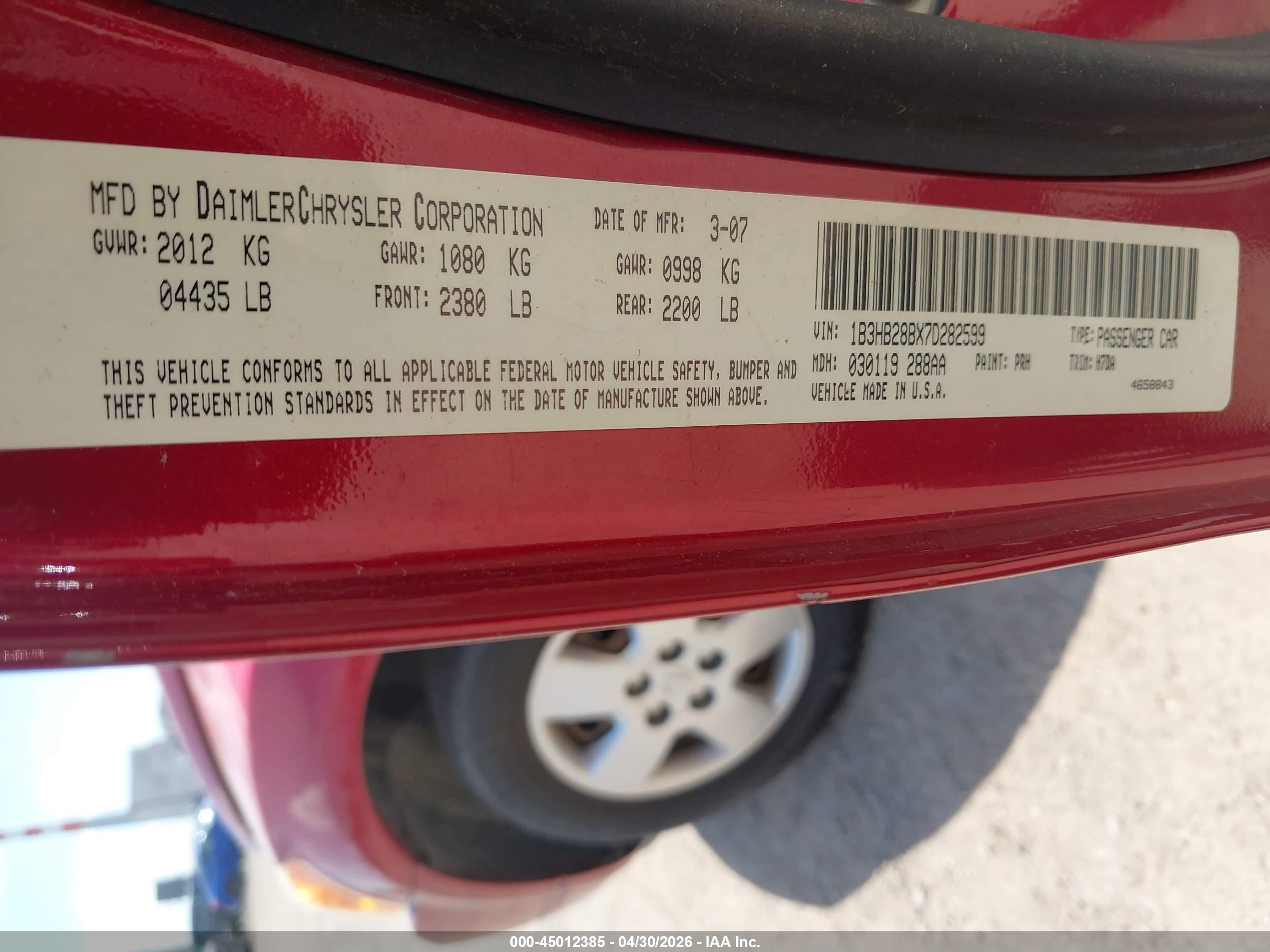 DODGE CALIBER image 9