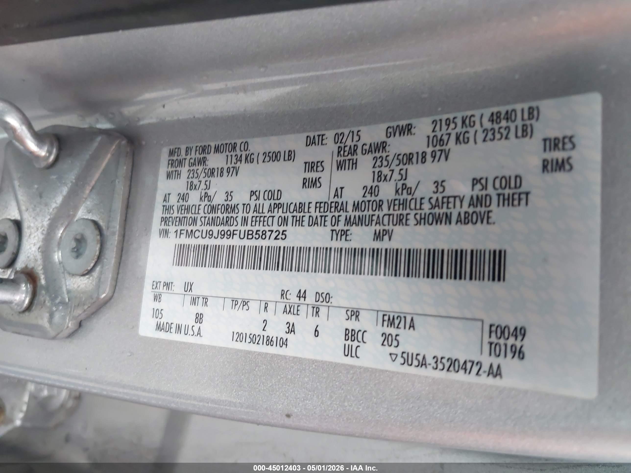FORD ESCAPE image 9