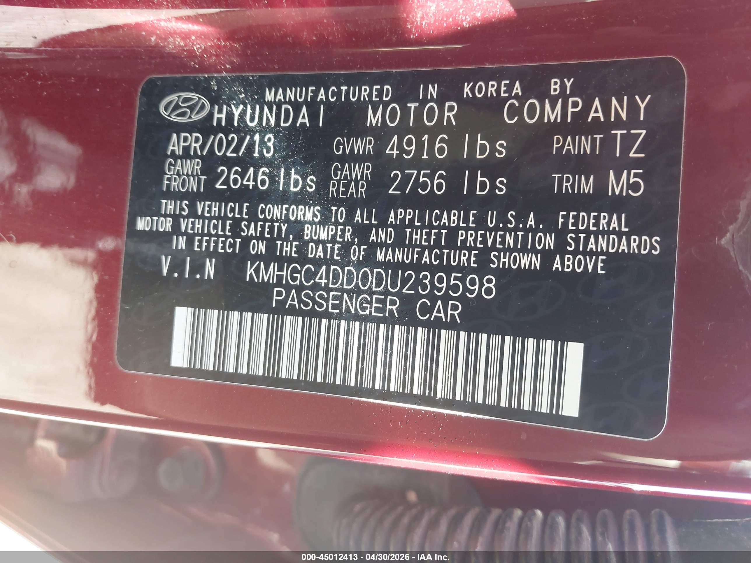 HYUNDAI GENESIS image 9