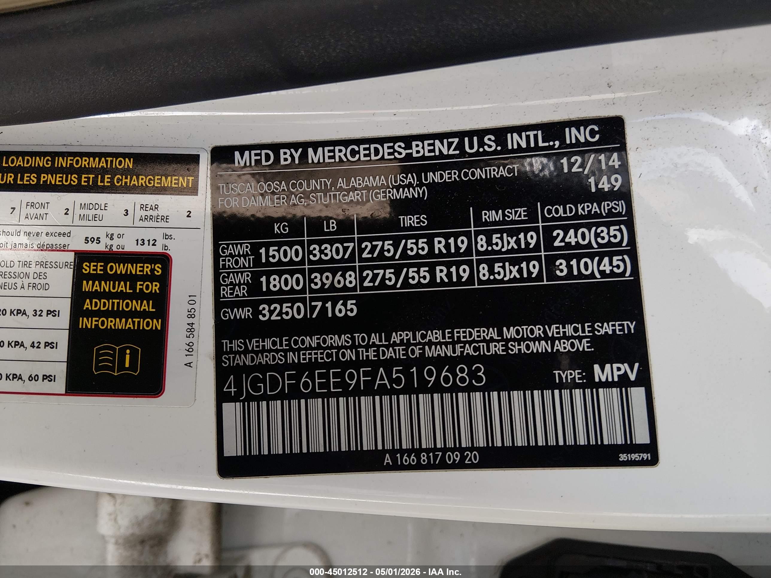 MERCEDES-BENZ GL image 9