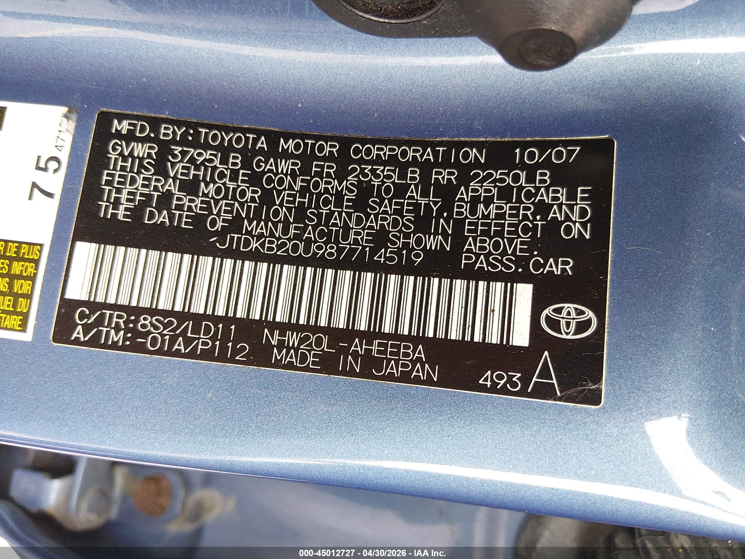 TOYOTA PRIUS image 9