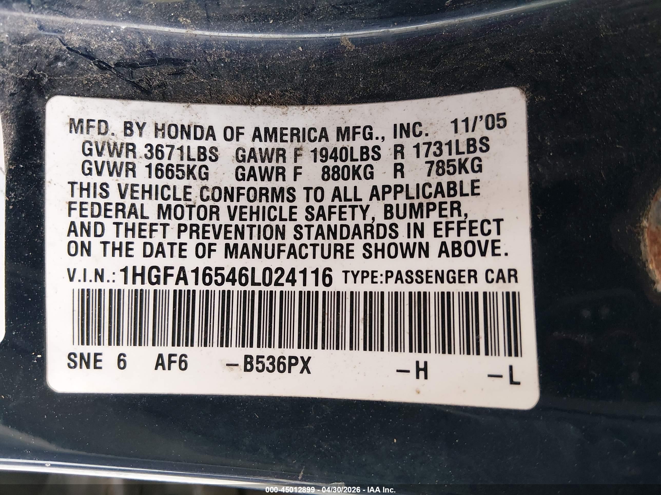 HONDA CIVIC image 9