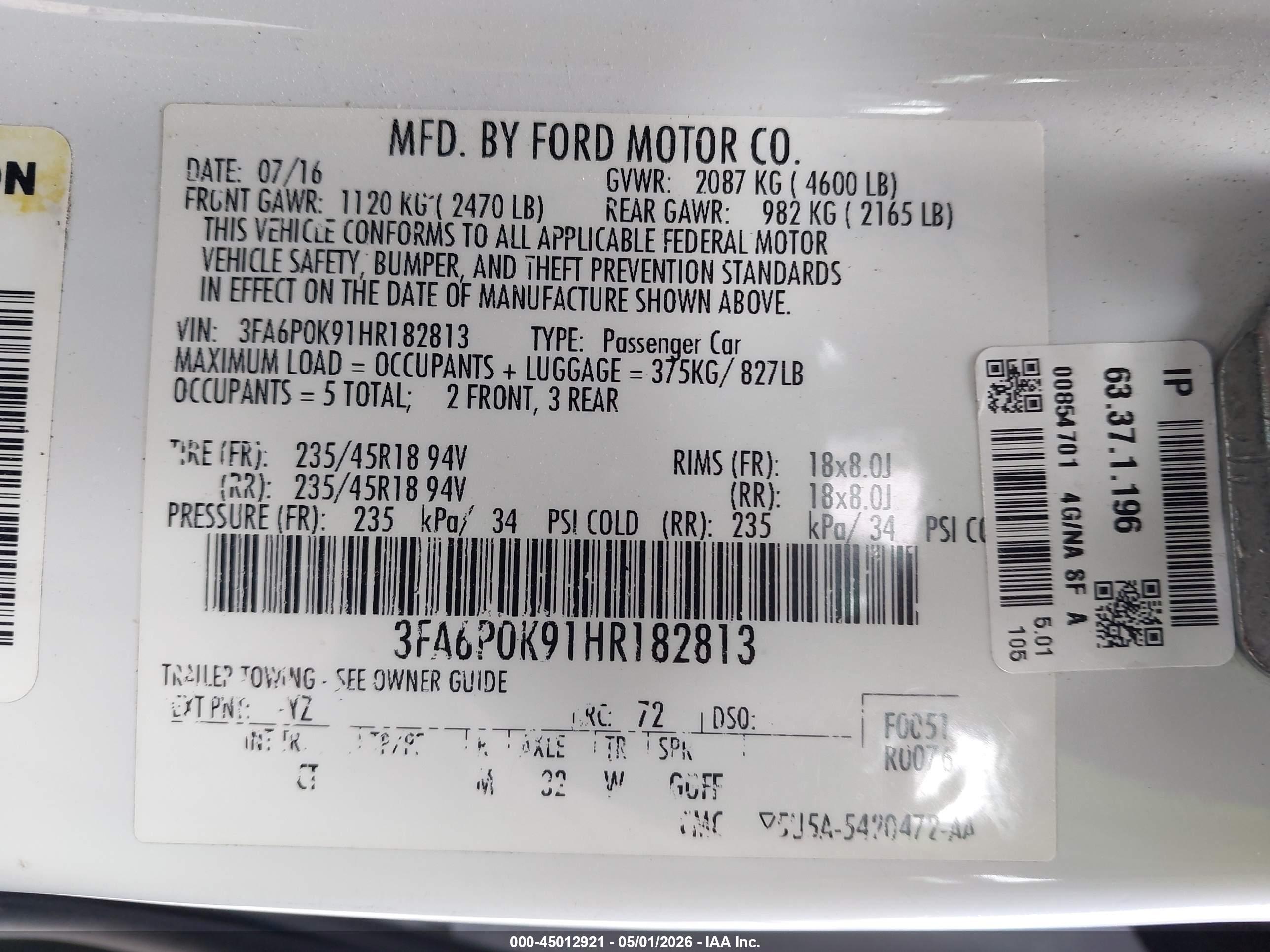 FORD FUSION image 9