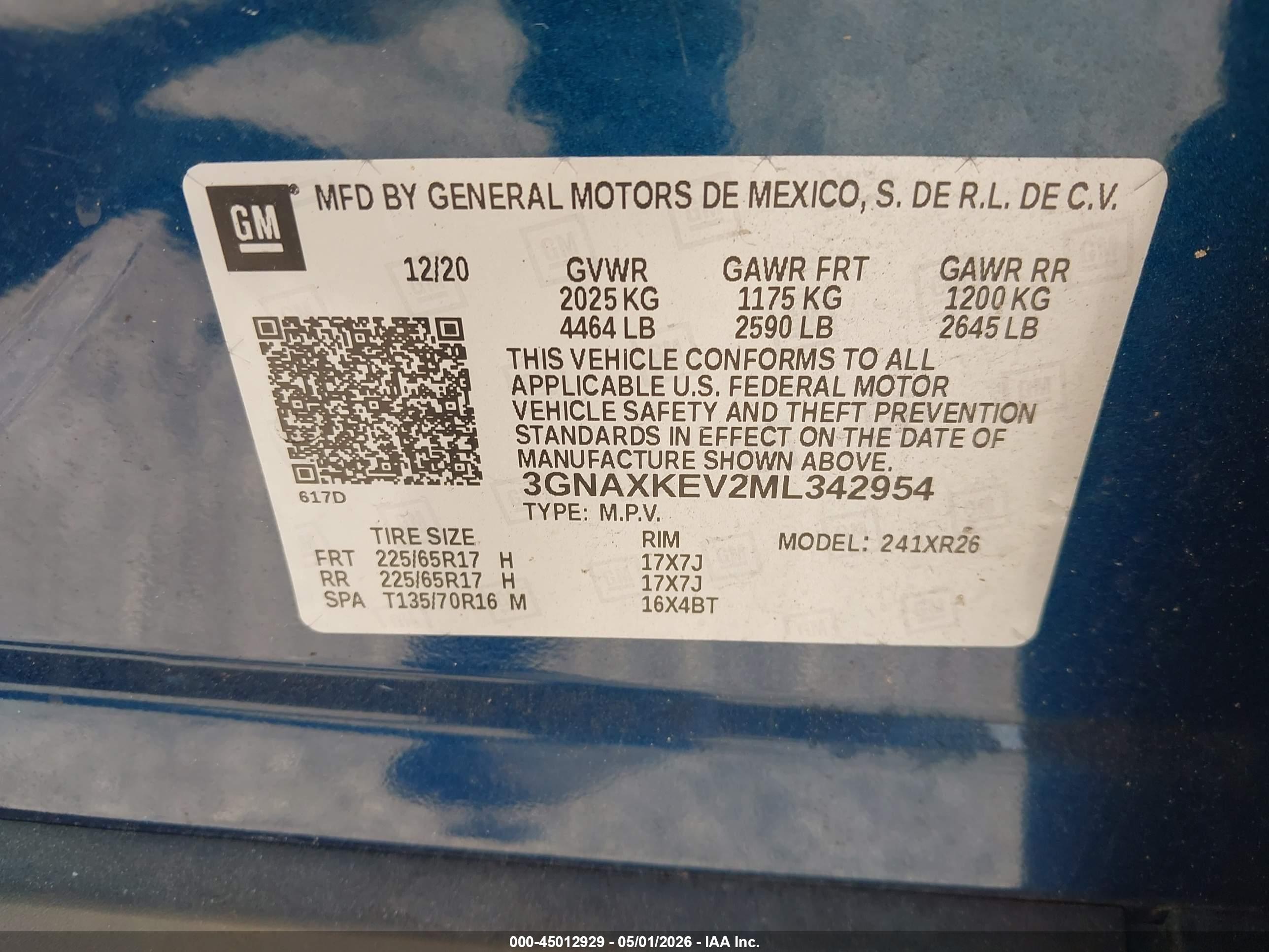 CHEVROLET EQUINOX image 9