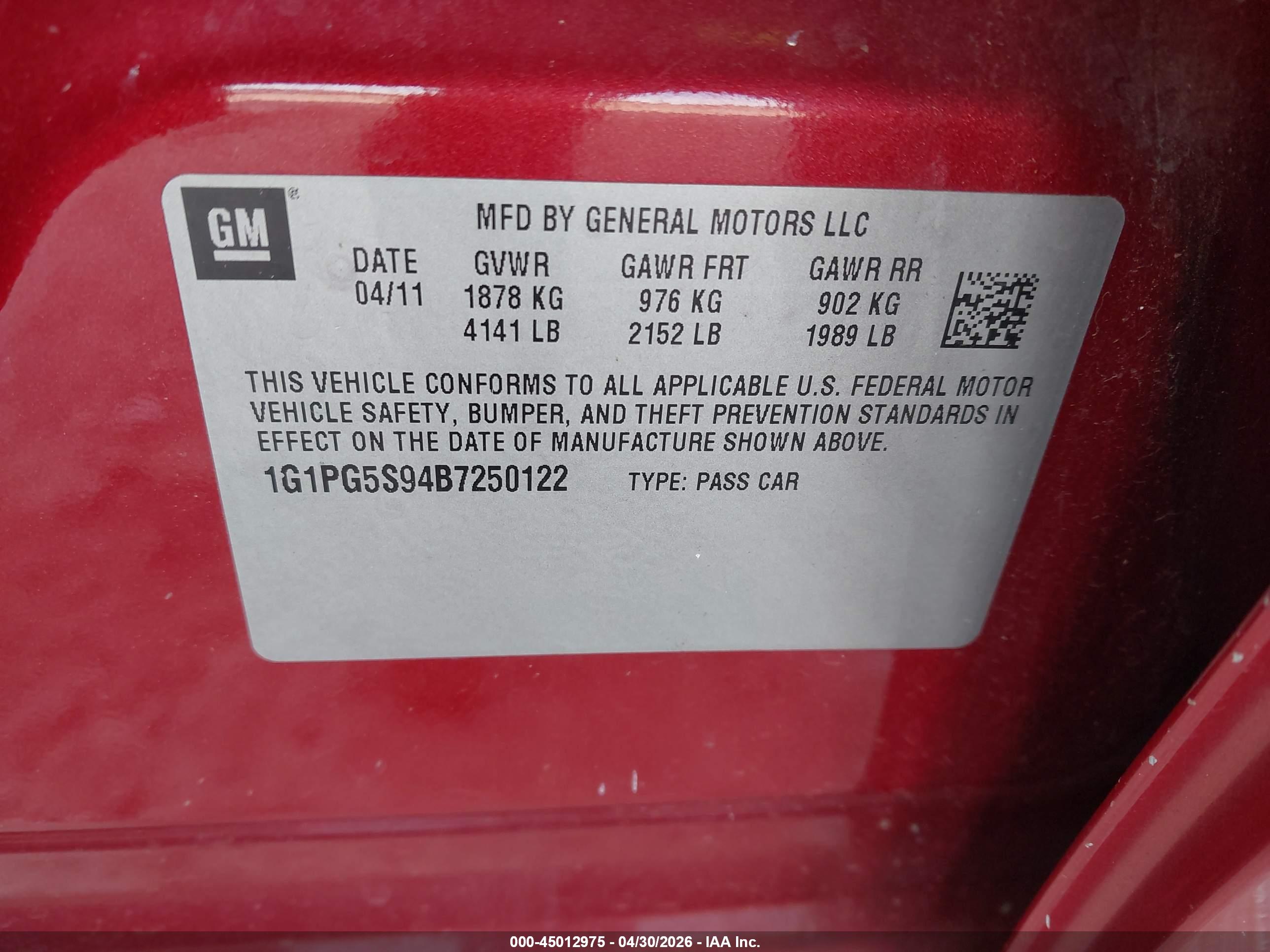 CHEVROLET CRUZE image 9