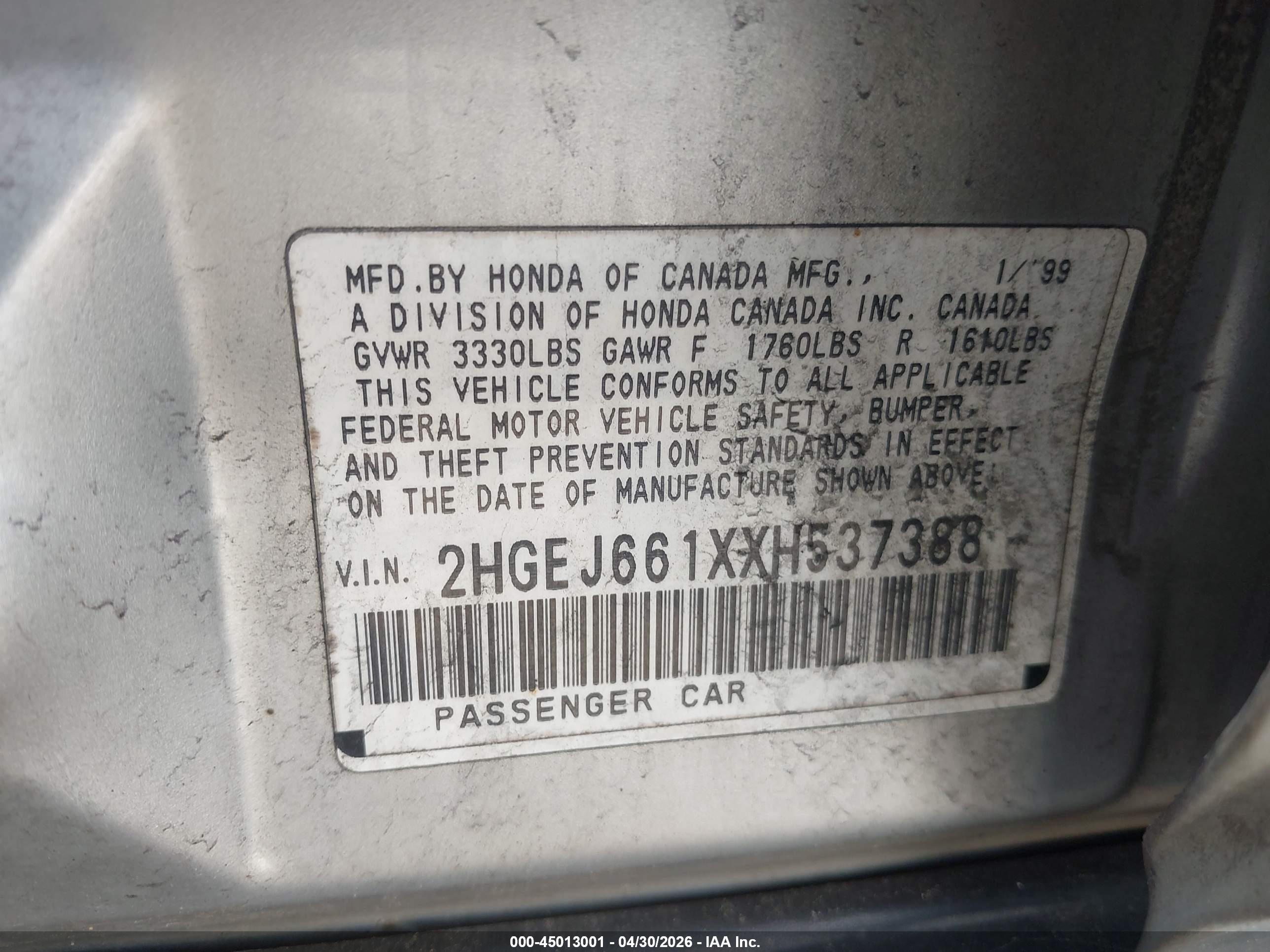 HONDA CIVIC image 9