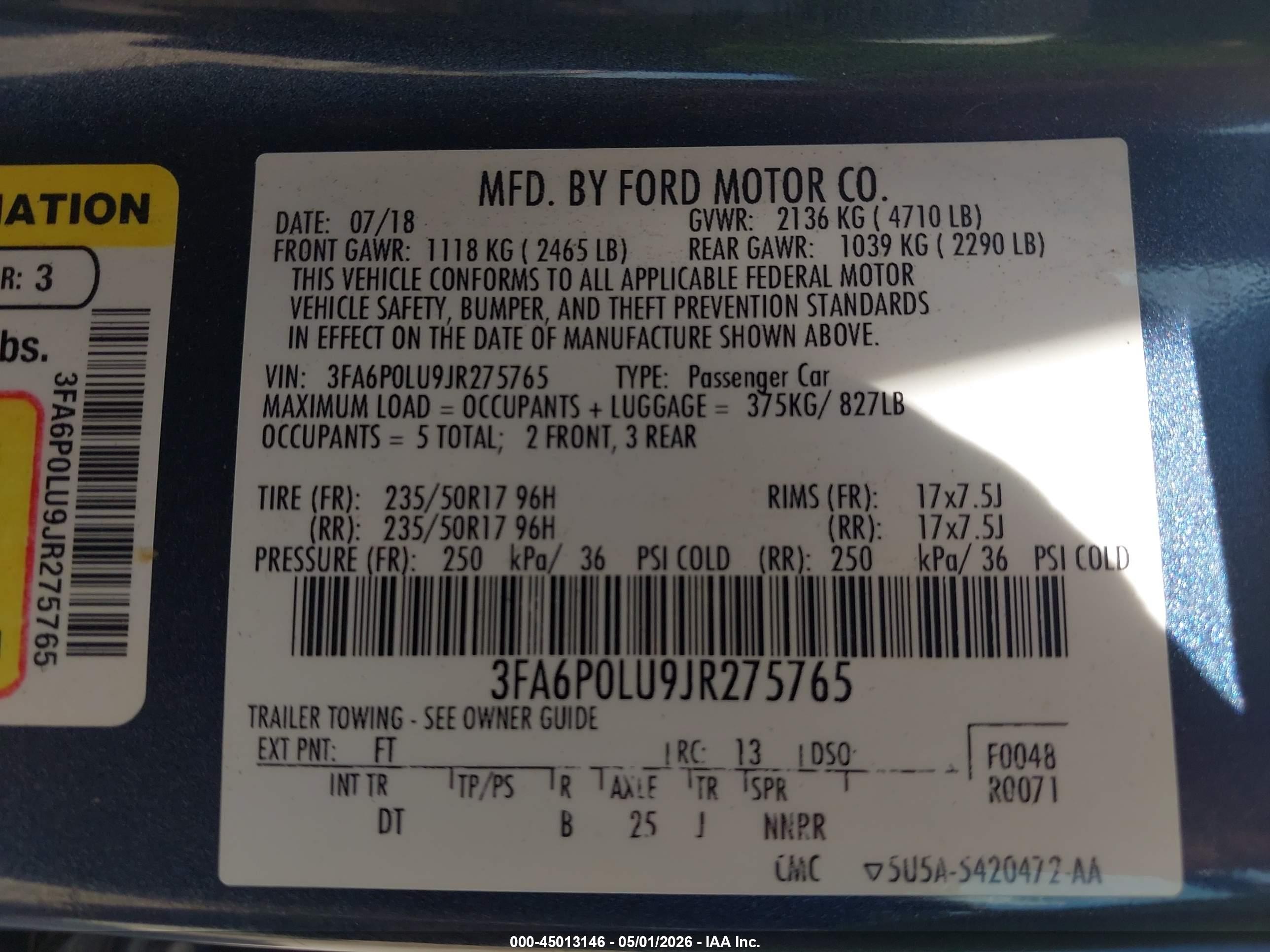 FORD FUSION image 9