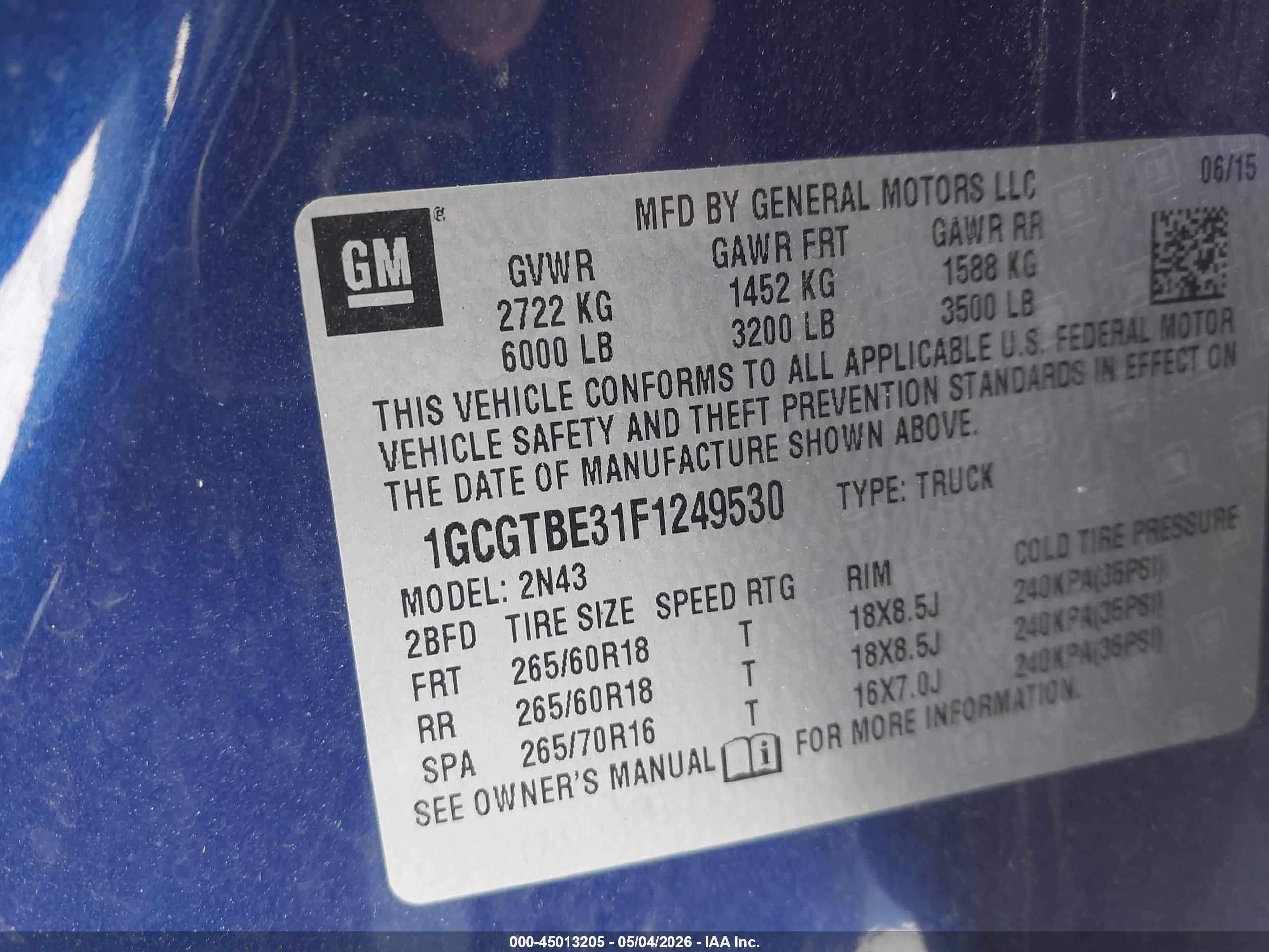 CHEVROLET COLORADO image 9