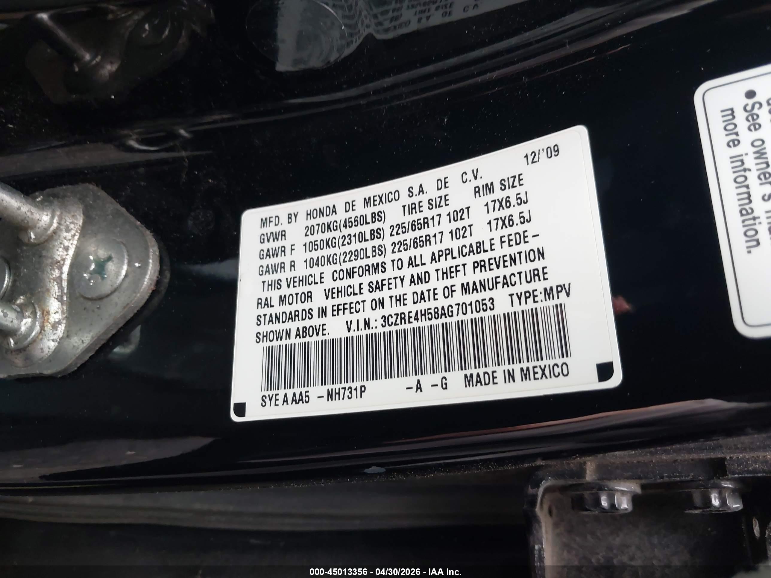 HONDA CR-V image 9