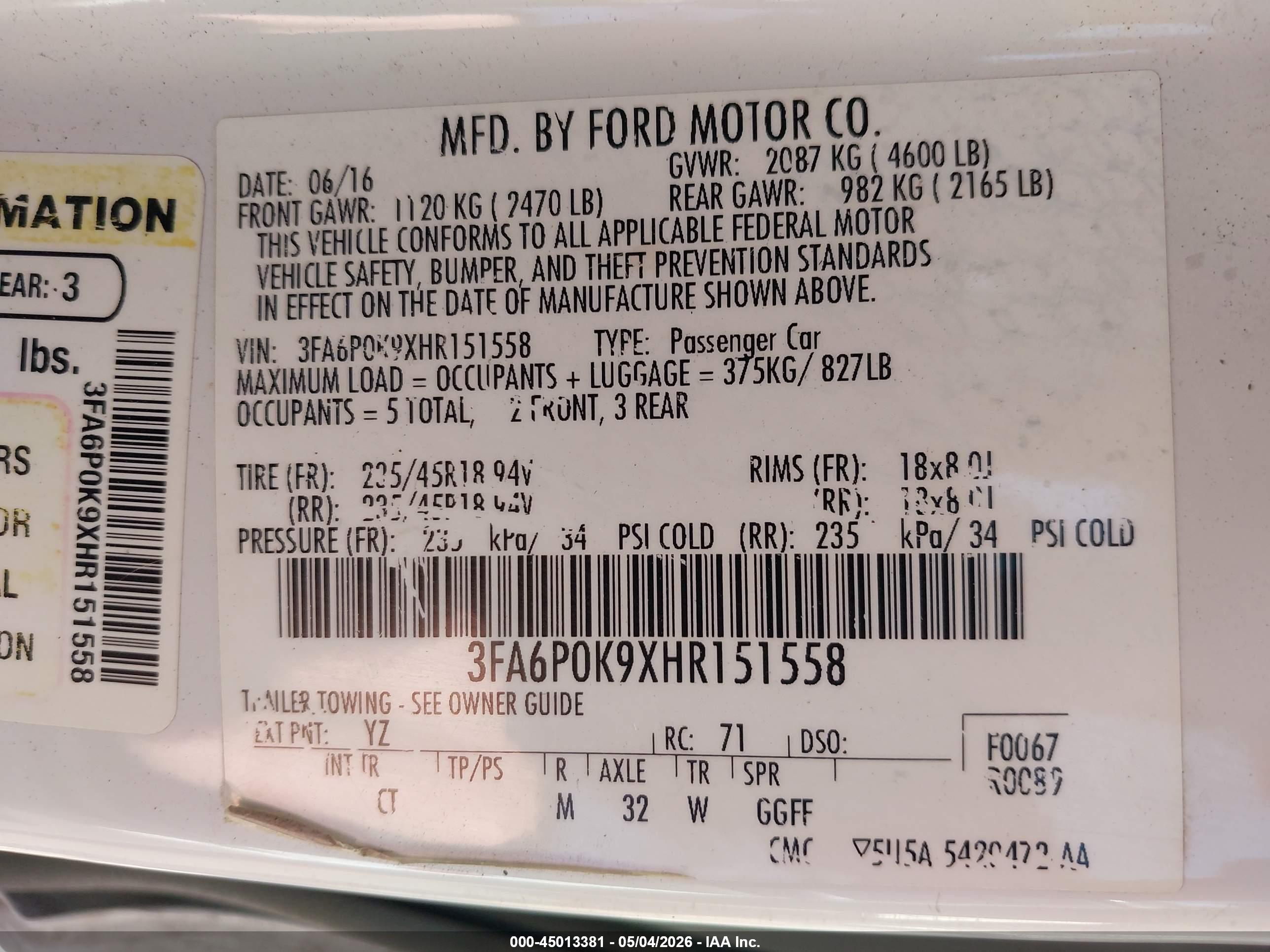 FORD FUSION image 9