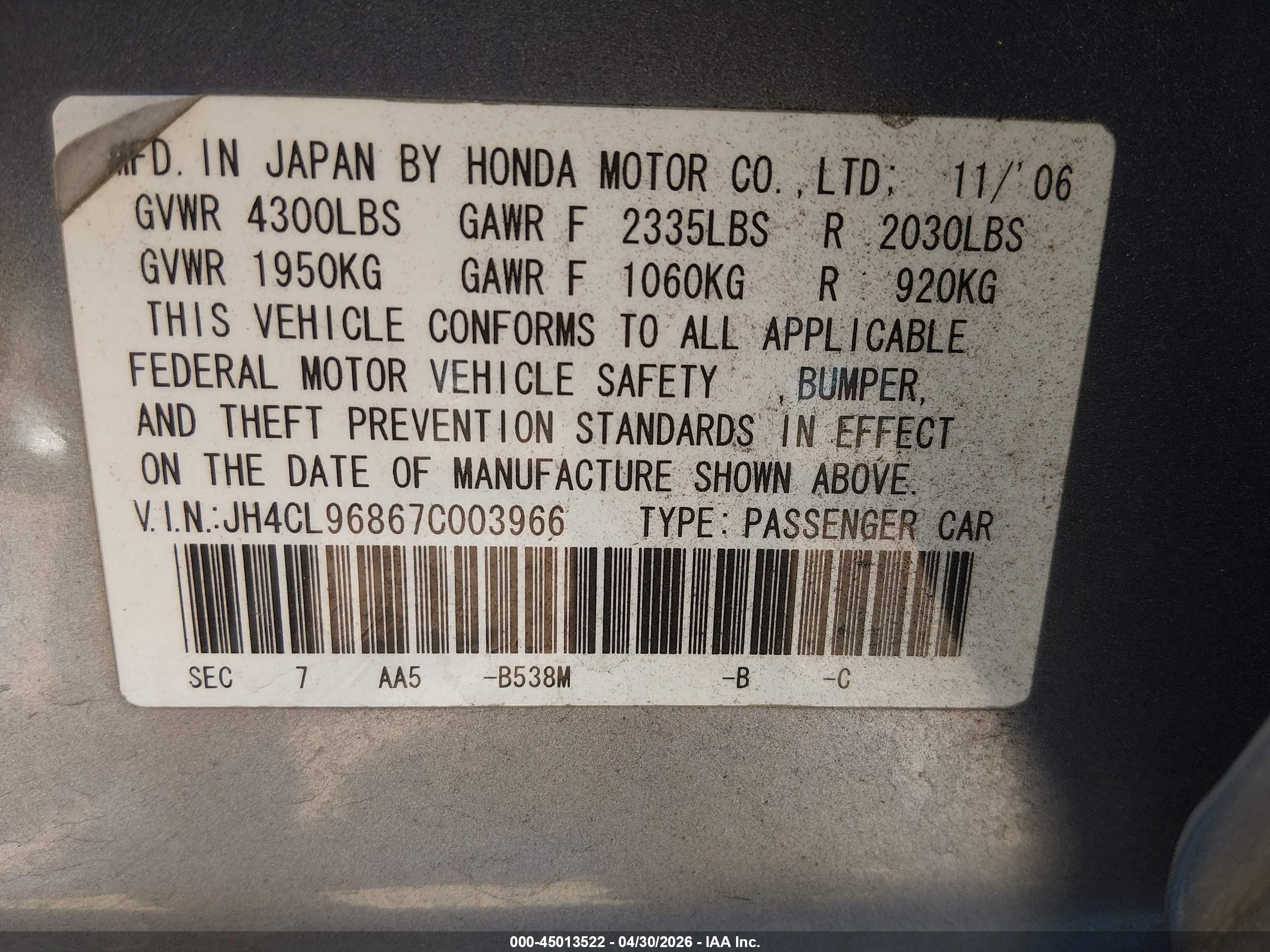 ACURA TSX image 9
