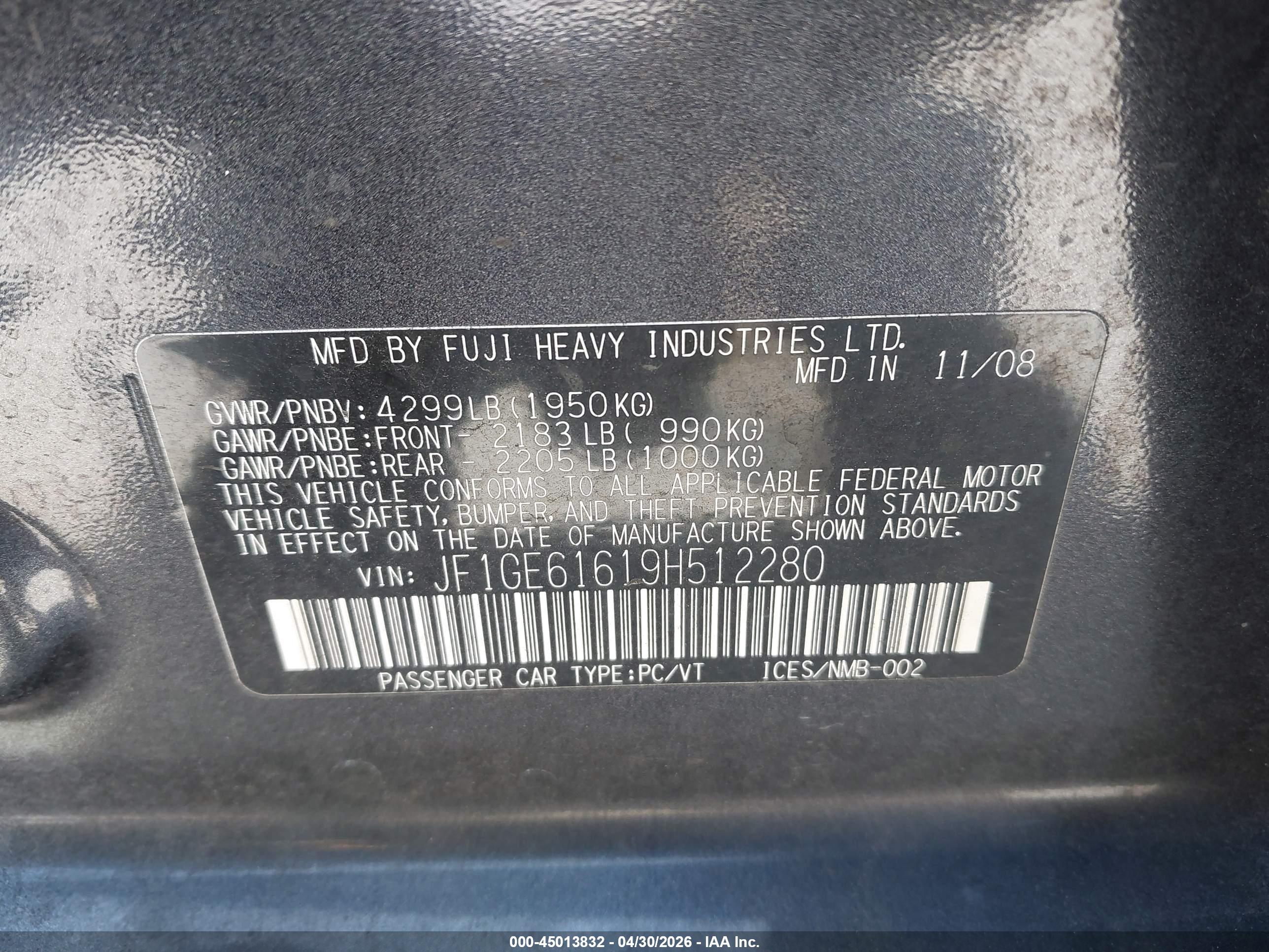 SUBARU IMPREZA image 9